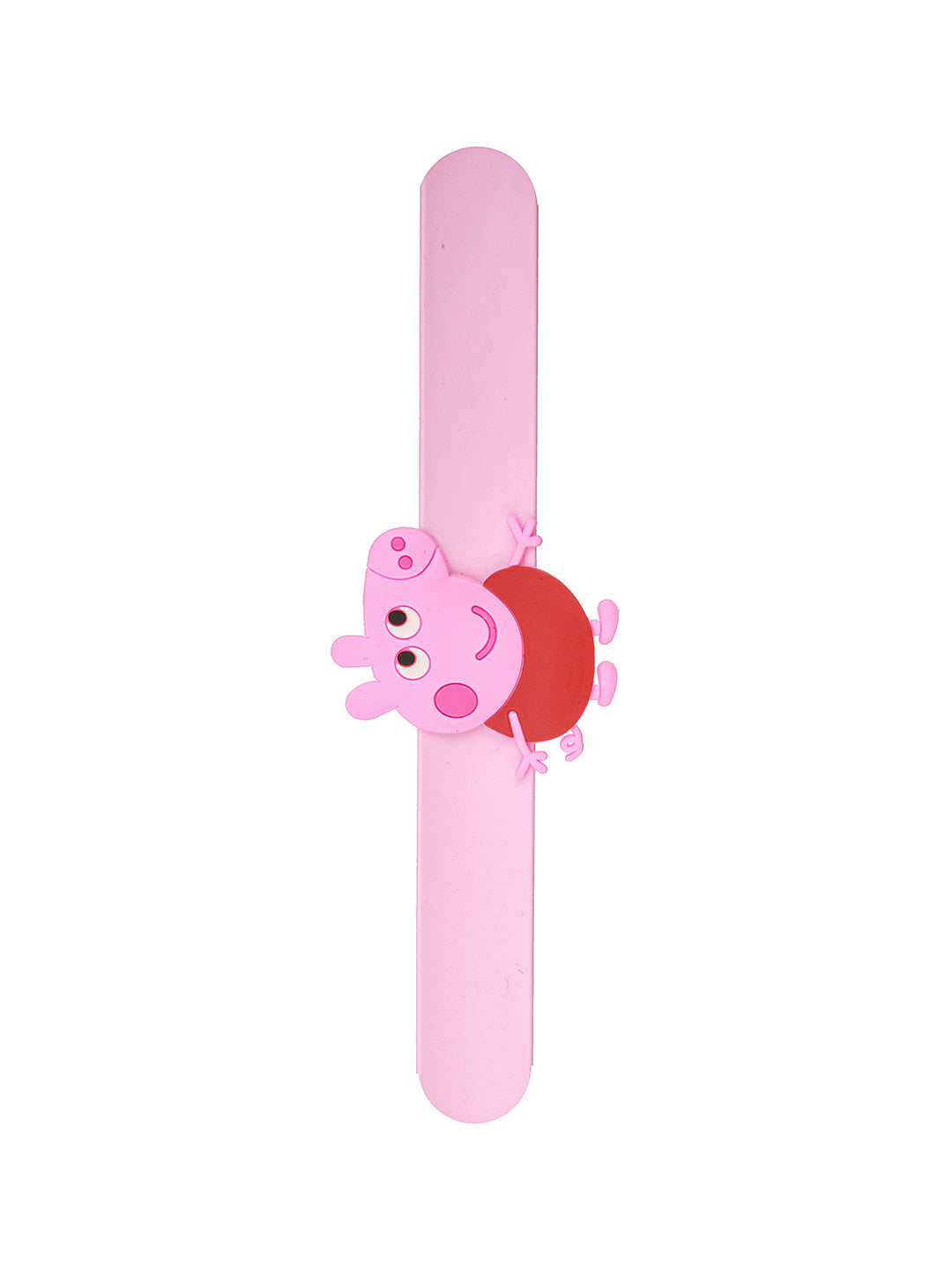 Peppa  Pig Wrist Slap Band Kids Toy  Rakhi With Roli Chawal