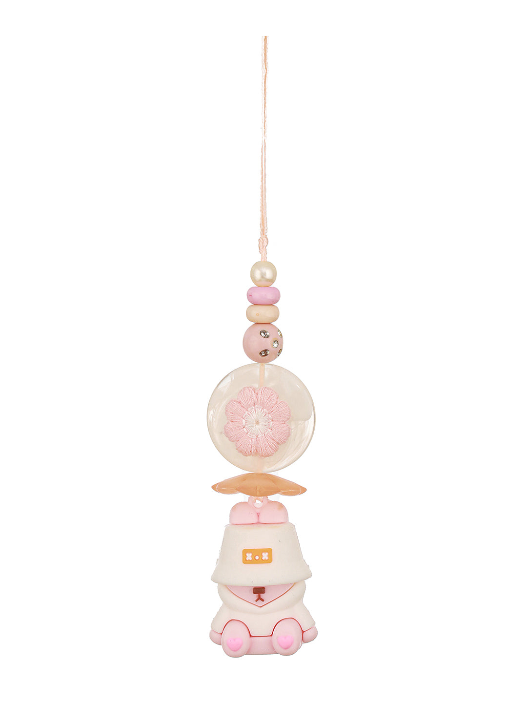 Cute Pink Doll Toy Rakhi Lumba for Girls with Roli Chawal
