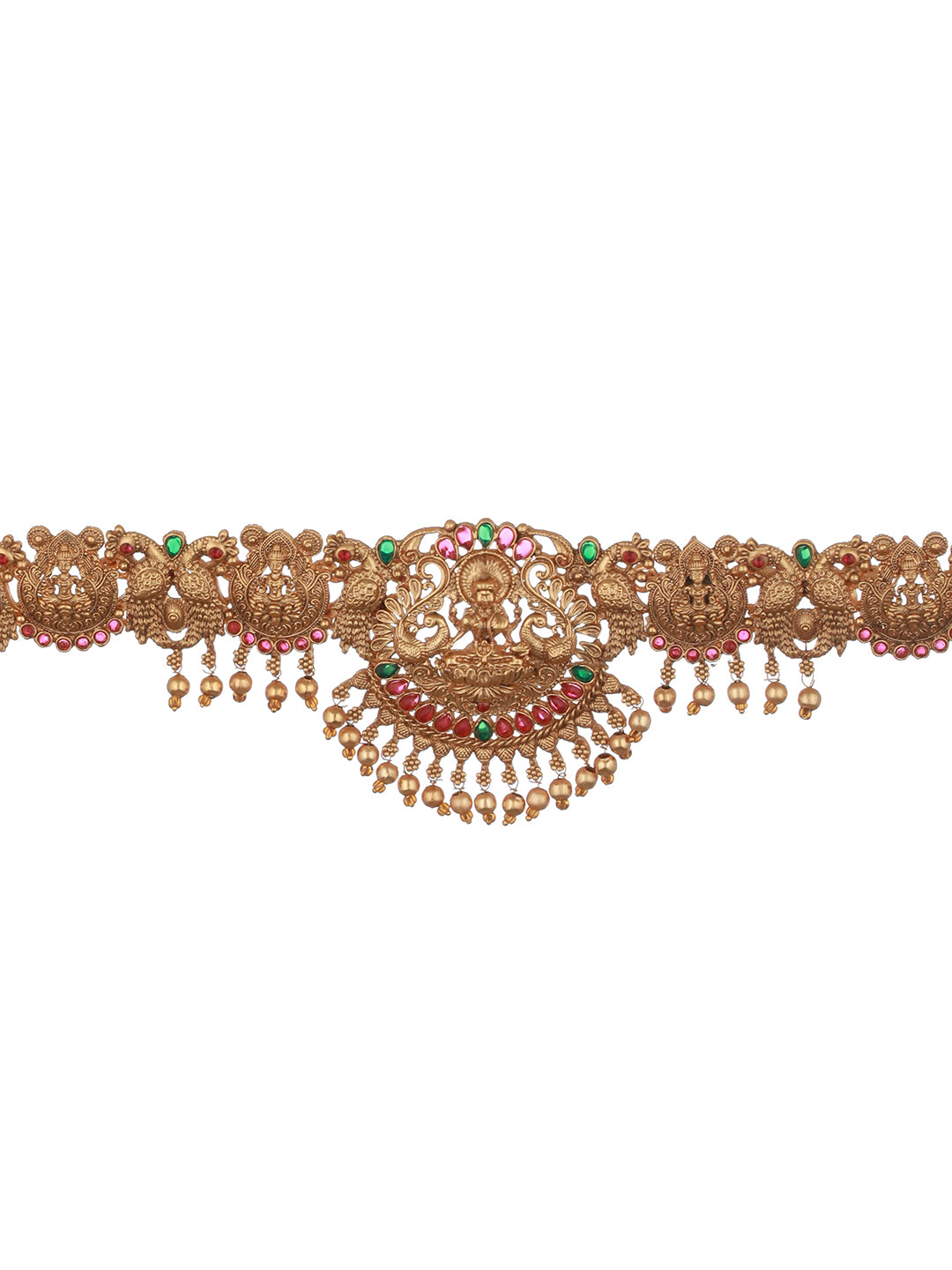 Gold Plated Antique Bridal  Temple Hip Belt Kamarbandh