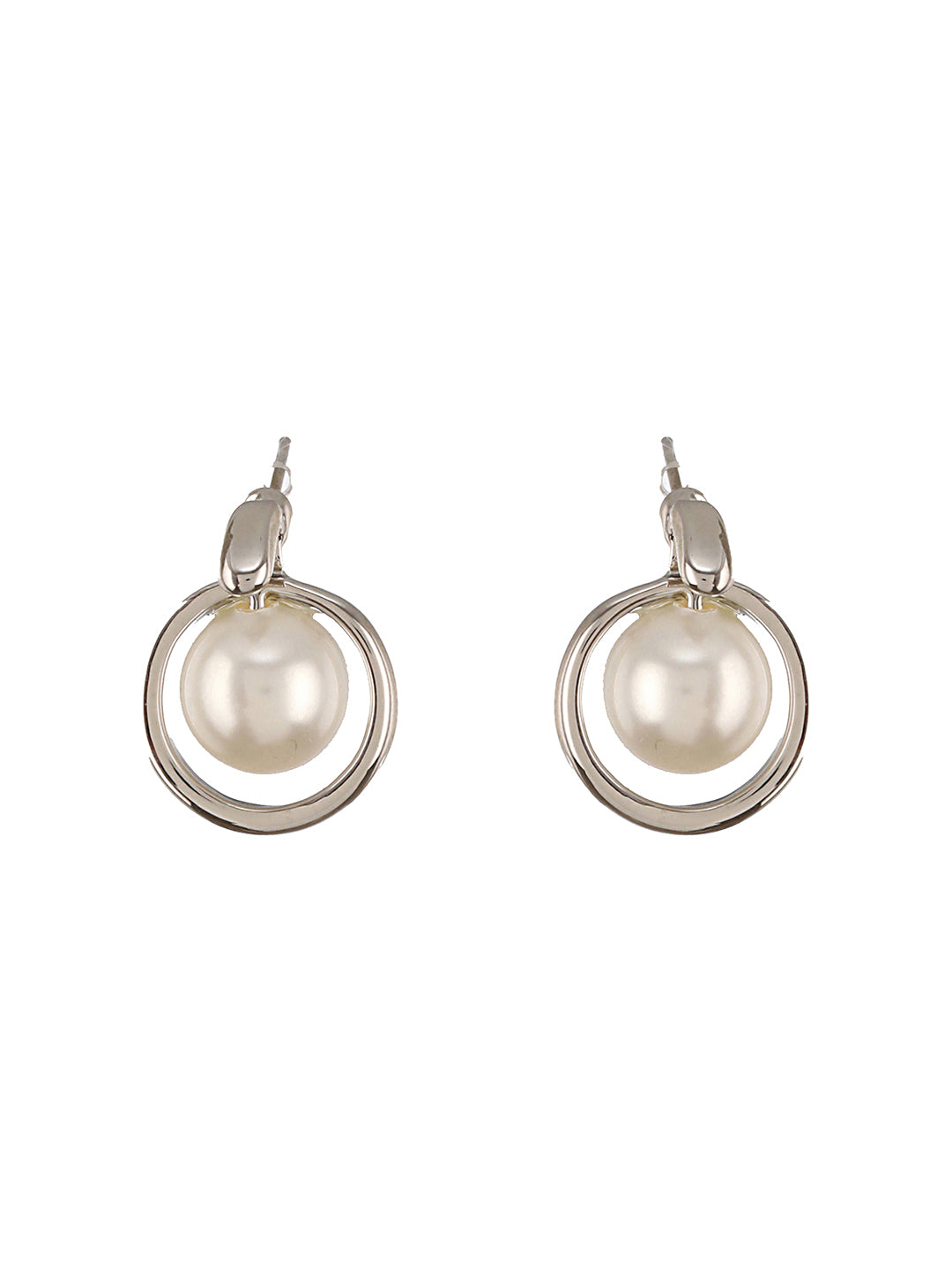 Anti-Tarnish Silver Plated Water Pearl Beaded Galaxy Minimal Locket Jewellery Set