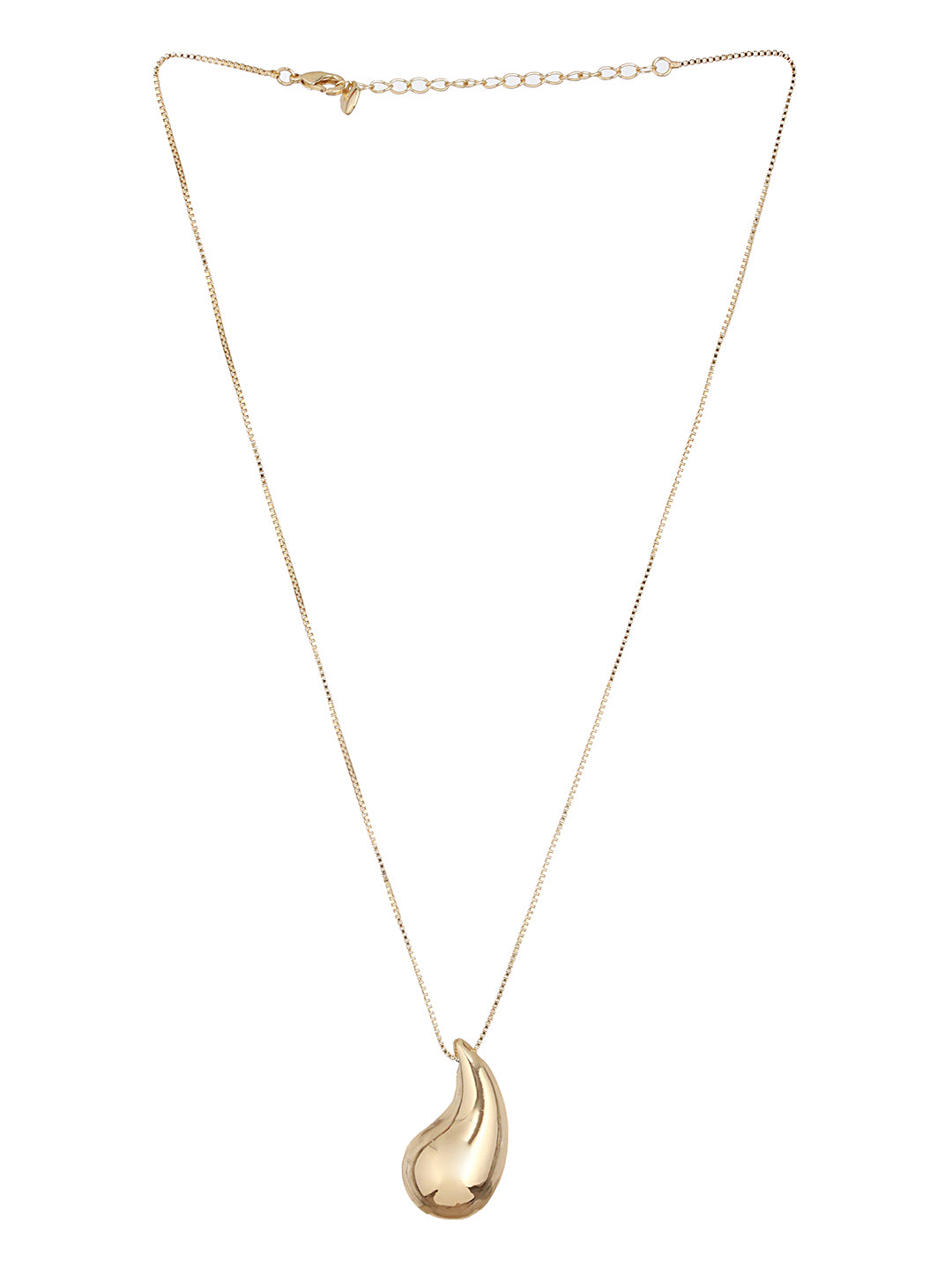 Anti-Tarnish Gold Plated Droplet Of Joy Locket Chain Necklace