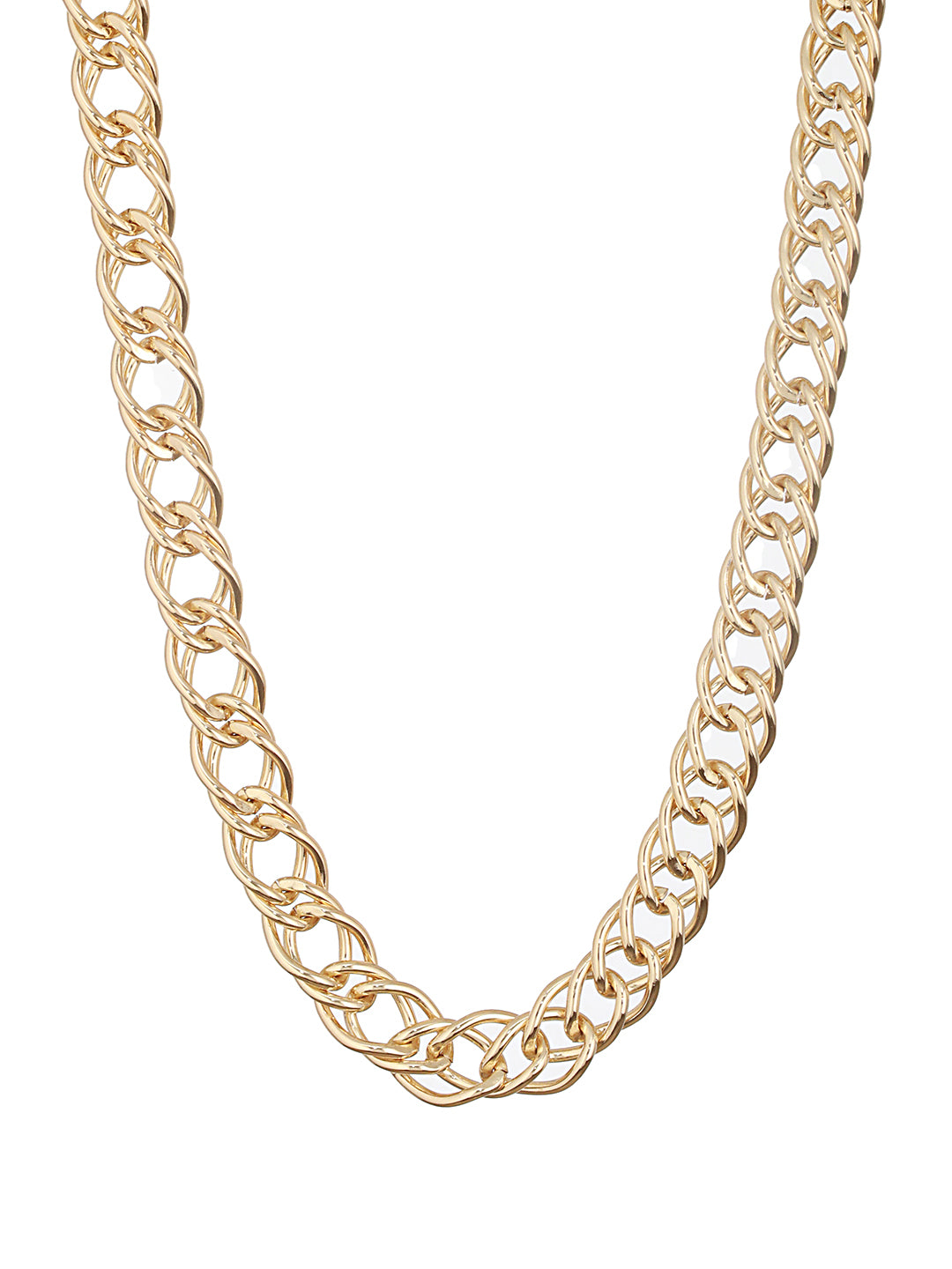 Anti-Tarnish Gold Plated Chunky  Link Chain Necklace