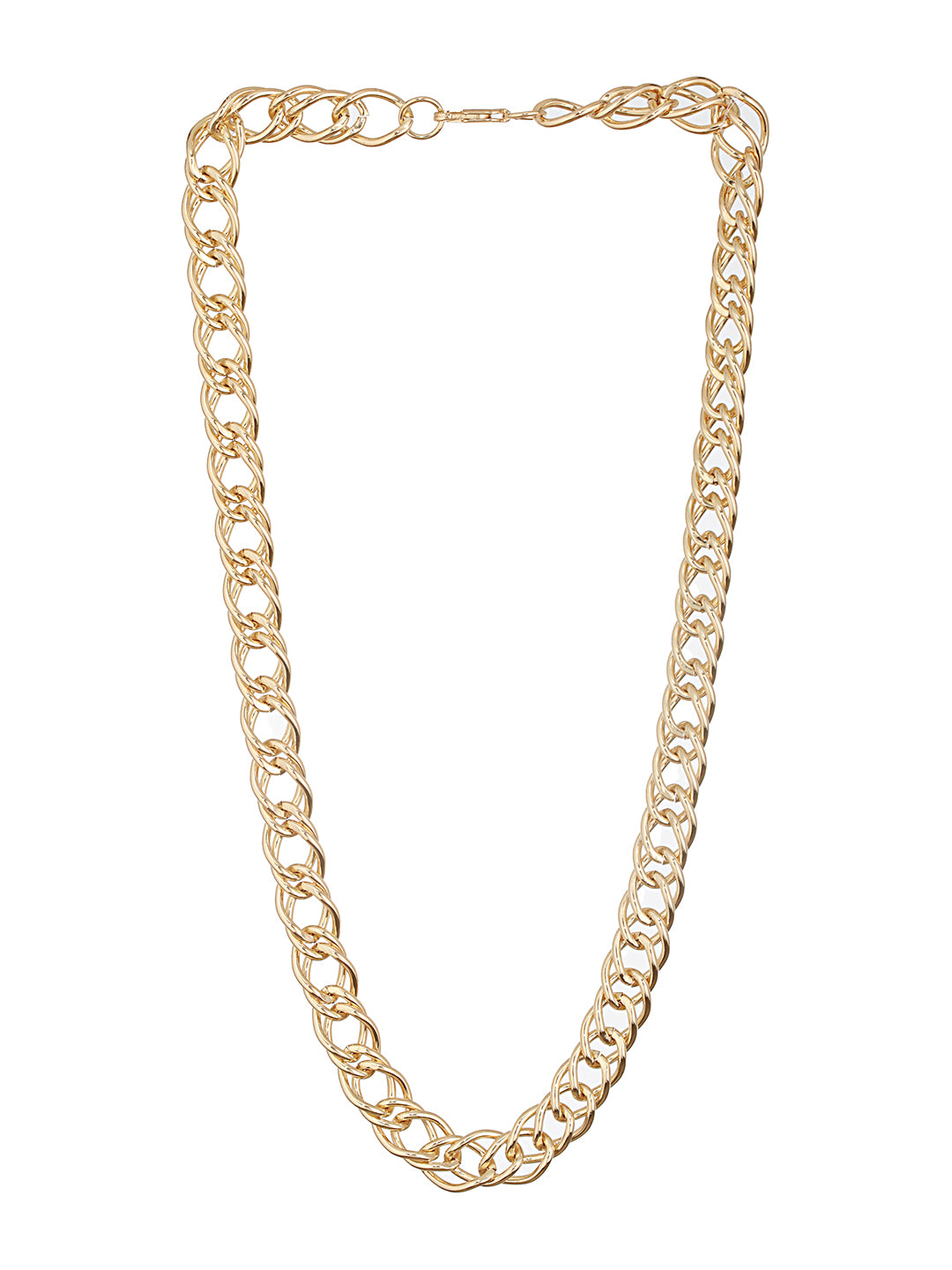 Anti-Tarnish Gold Plated Chunky  Link Chain Necklace