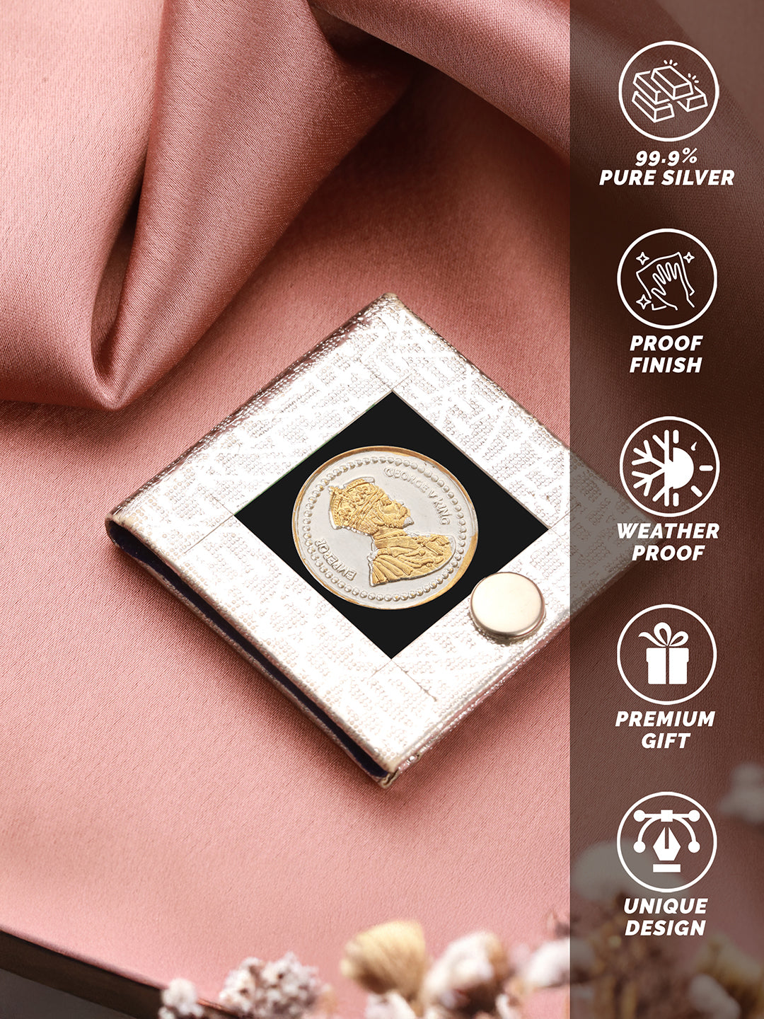 999 Pure Silver King George 1 gram Silver Coin – Saraf RS