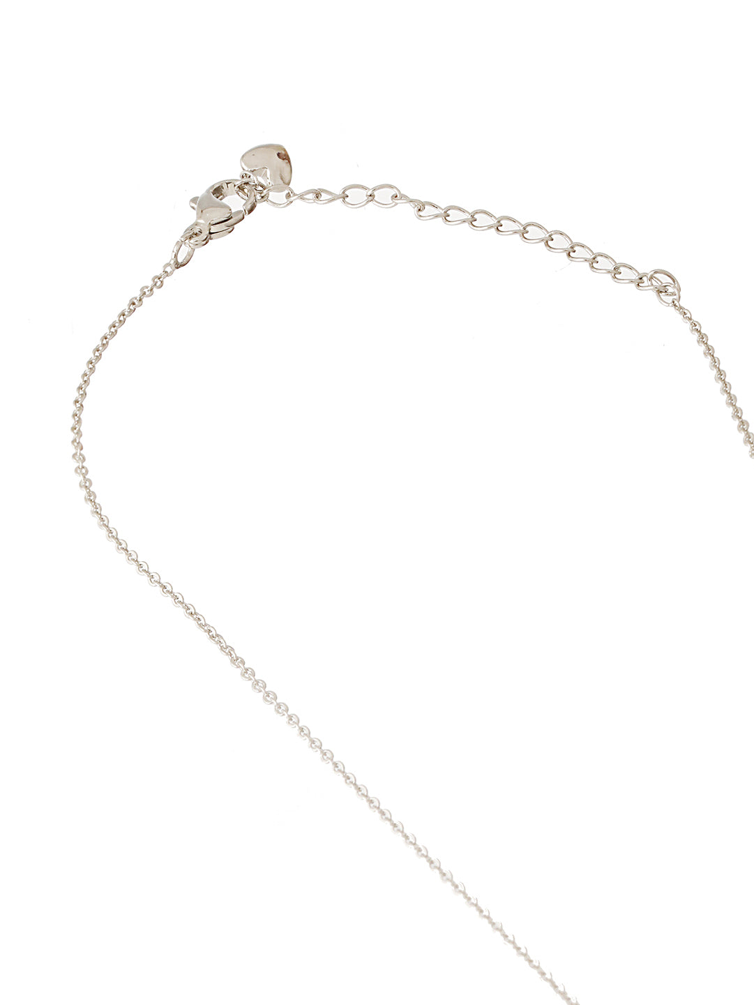 Anti-Tarnish Silver Plated AD Circle Of Life Pendant Minimal Chain Necklace