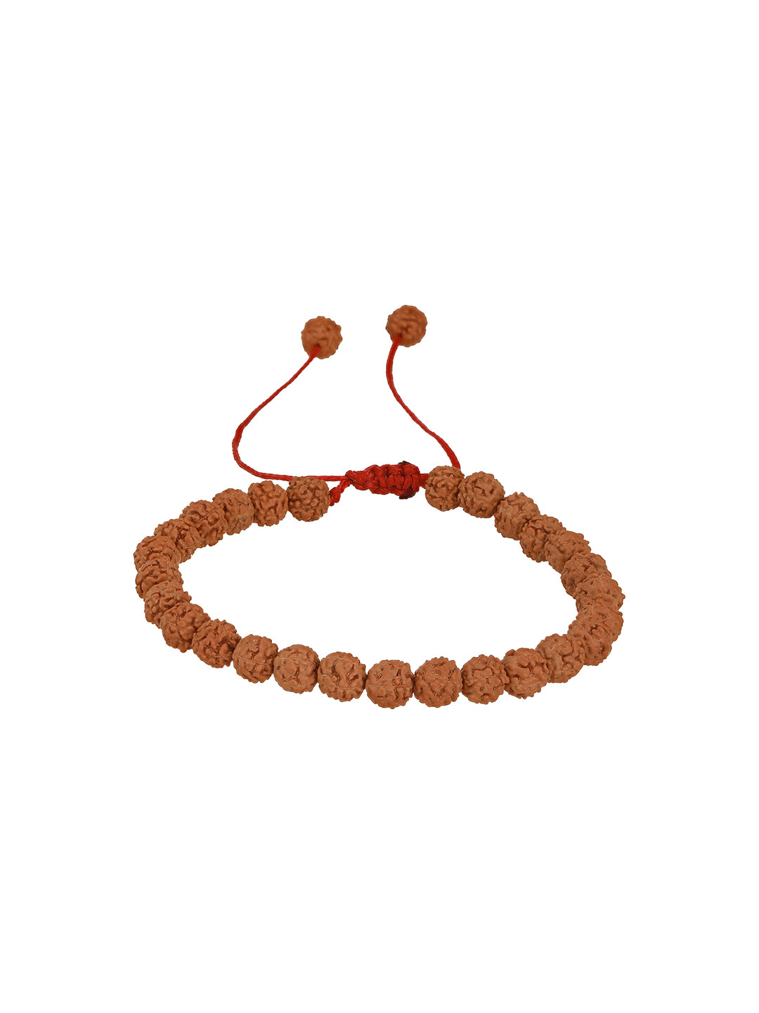 Authentic 5 Mukhi Rudraksha Bracelet with Adjustable Red Thread