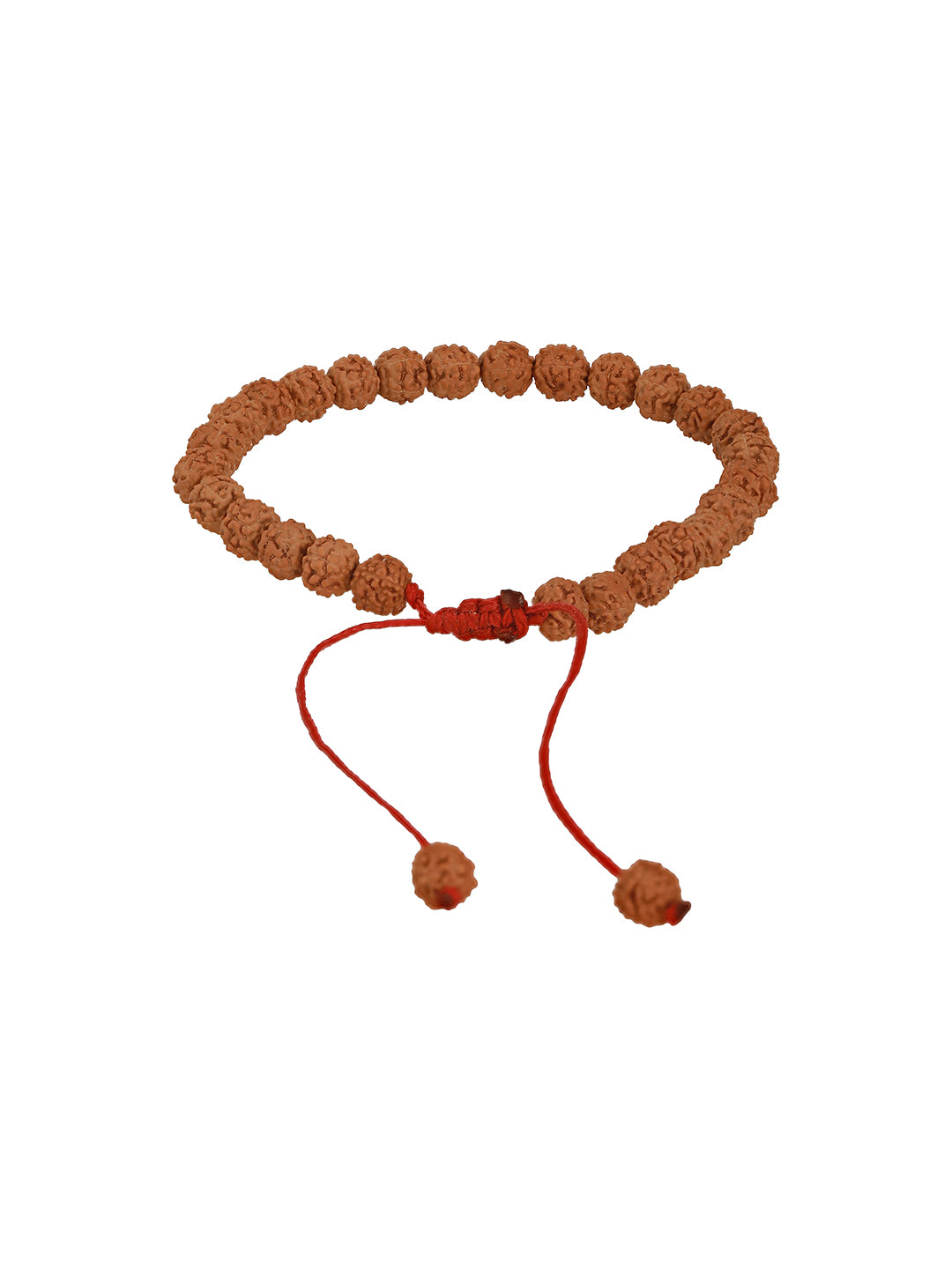 Authentic 5 Mukhi Rudraksha Bracelet with Adjustable Red Thread