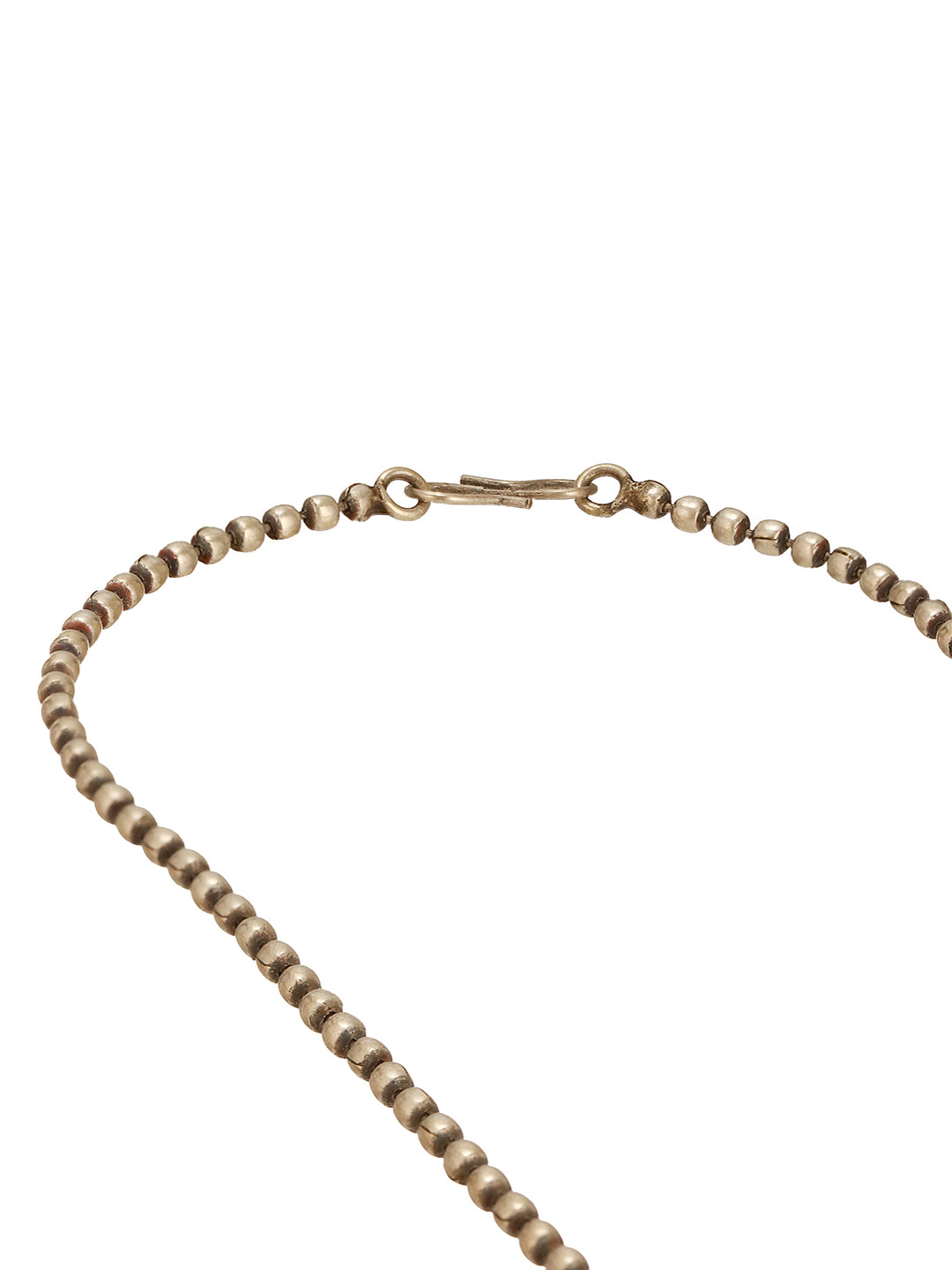 Oxidised Silver Toned Statement Tribal  Minimal Camel & elephant Motif Funky Pendant  Chain Jewellery Set