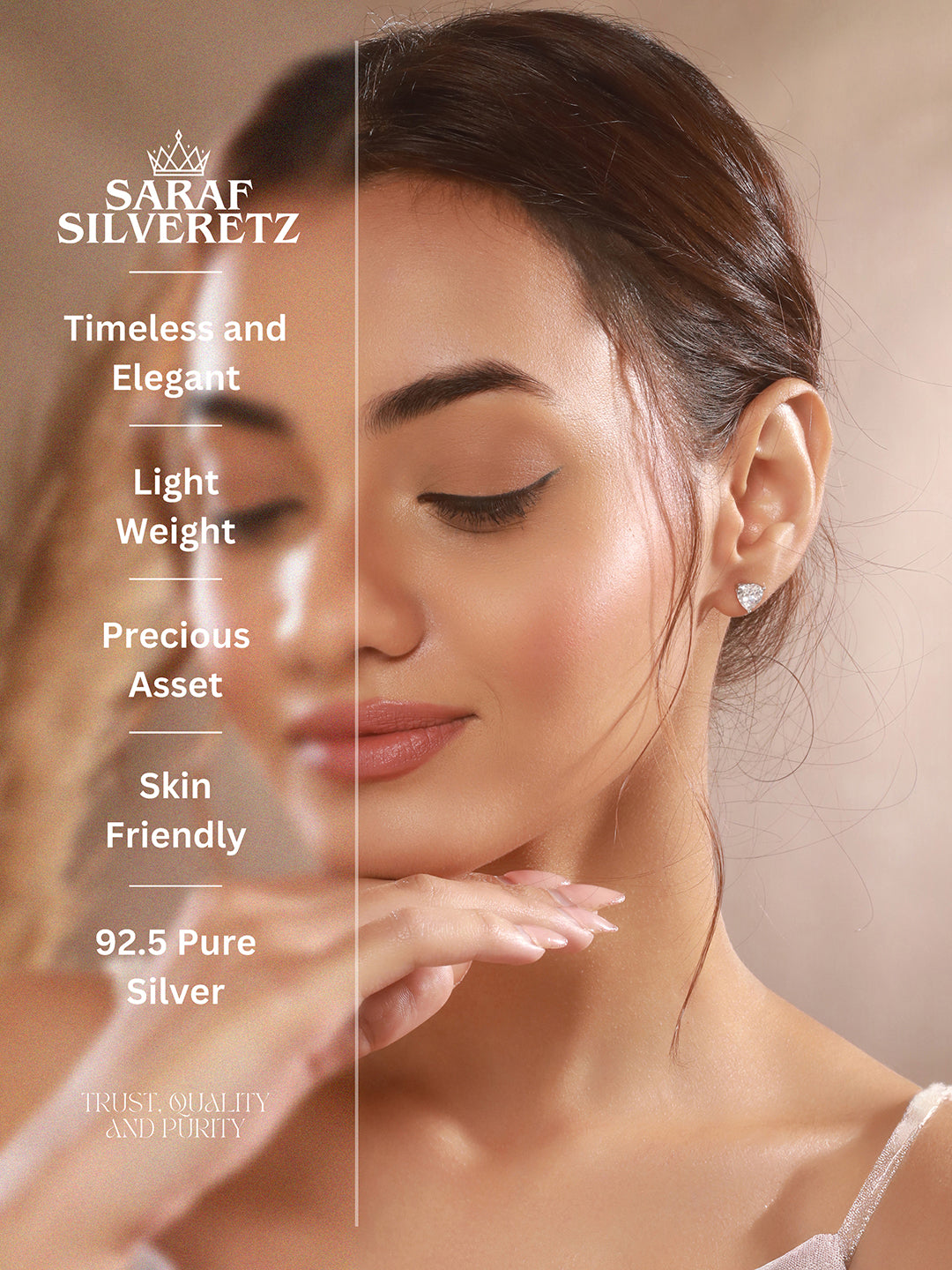 925 Sterling Silver 7 mm stones Zircon Studded Minimal Solitaire Studds Earrings