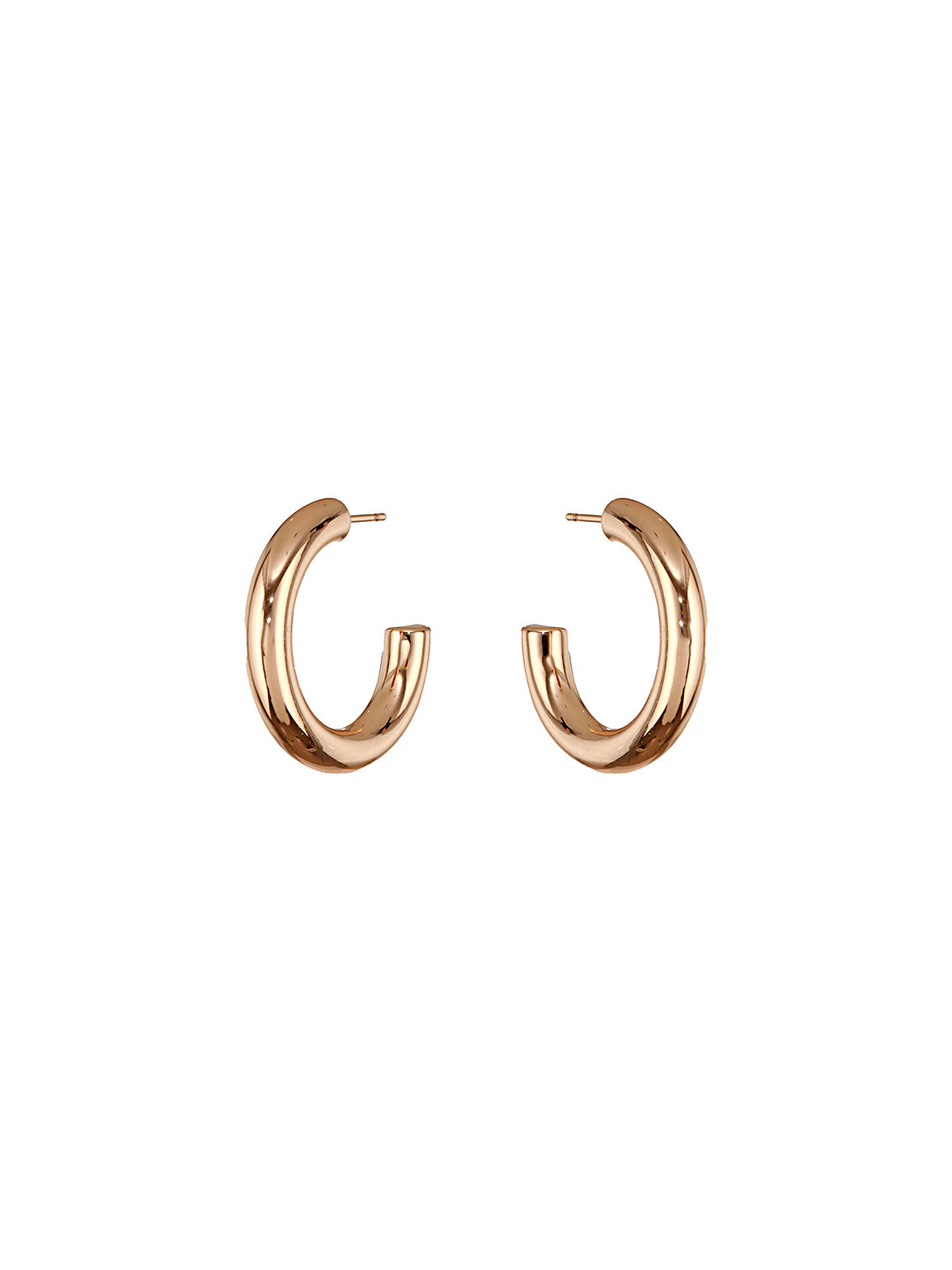 Anti-Tarnish Gold Plated Styling C Hoops earrings