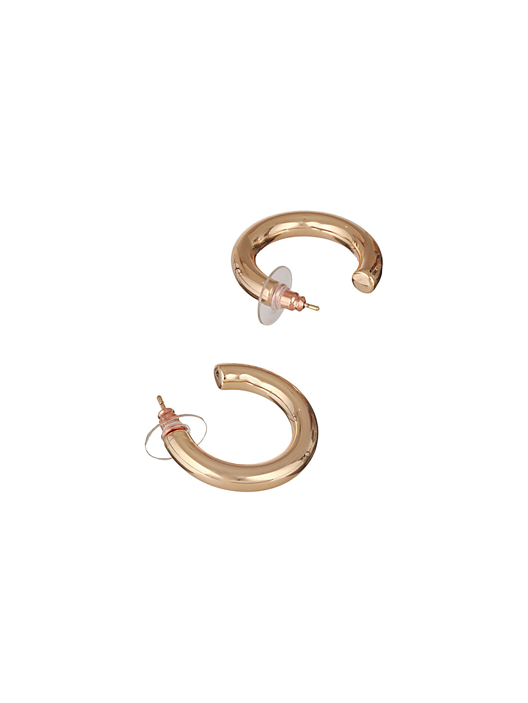 Anti-Tarnish Gold Plated Styling C Hoops earrings