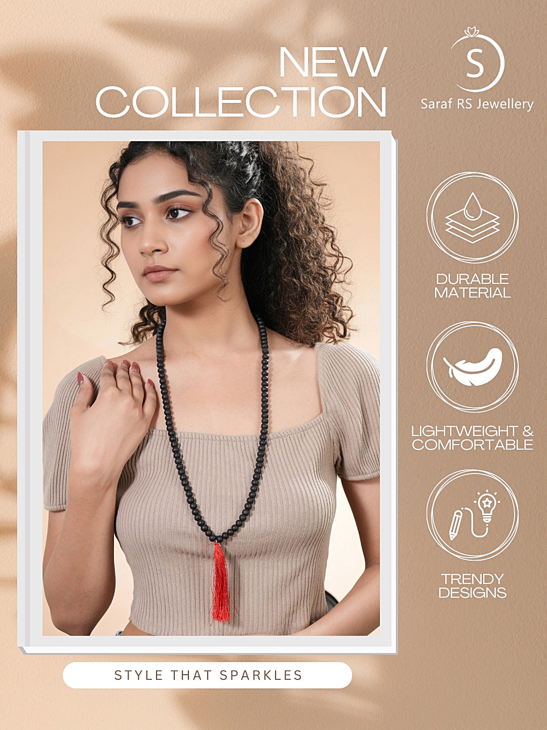 Original Karungali Malai 108 - Beads Original Ebony Wood With Lab Certificate.