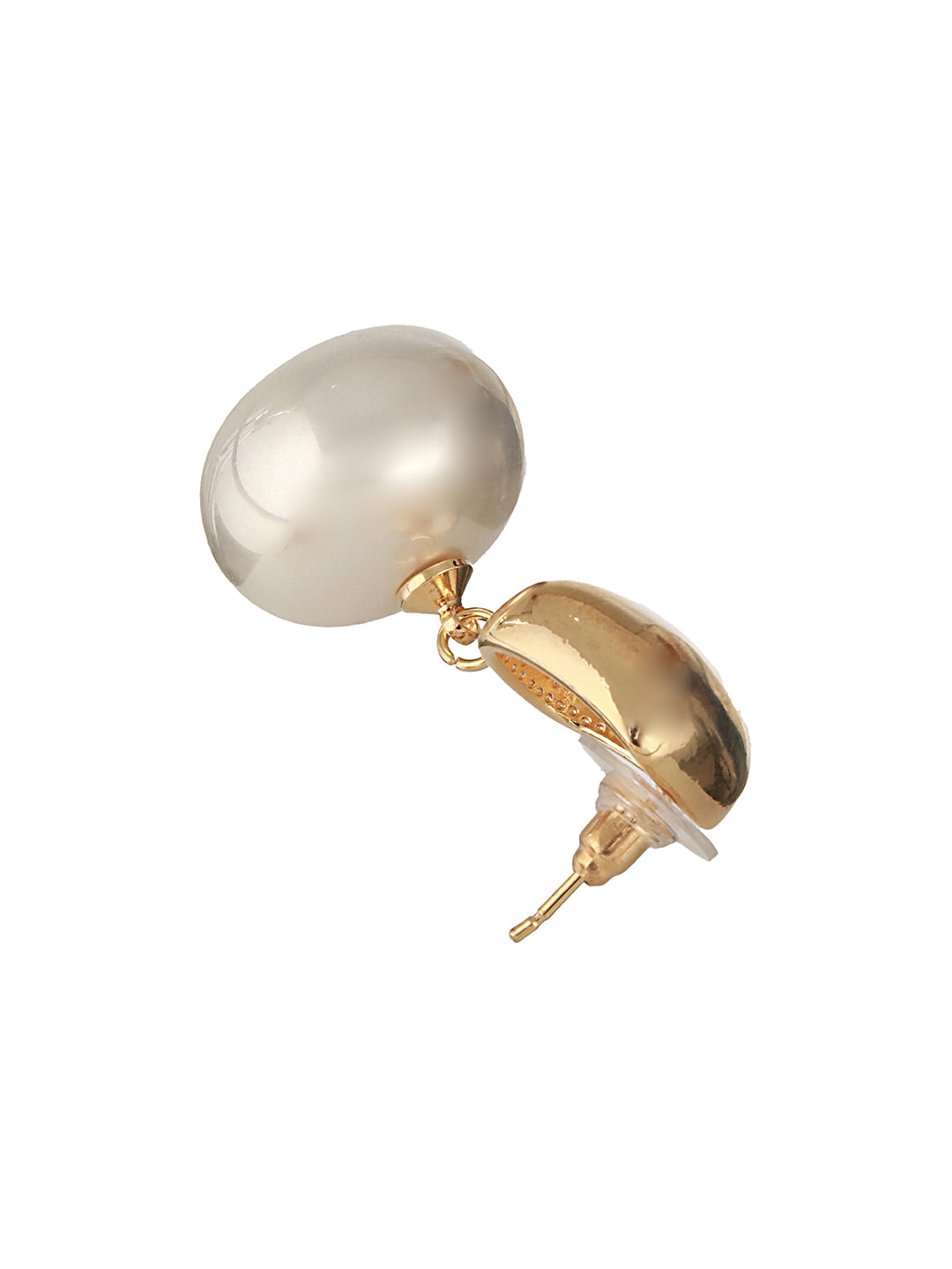 Anti-Tarnish Gold Plated Pearl Drop Minimal Trendy earrings