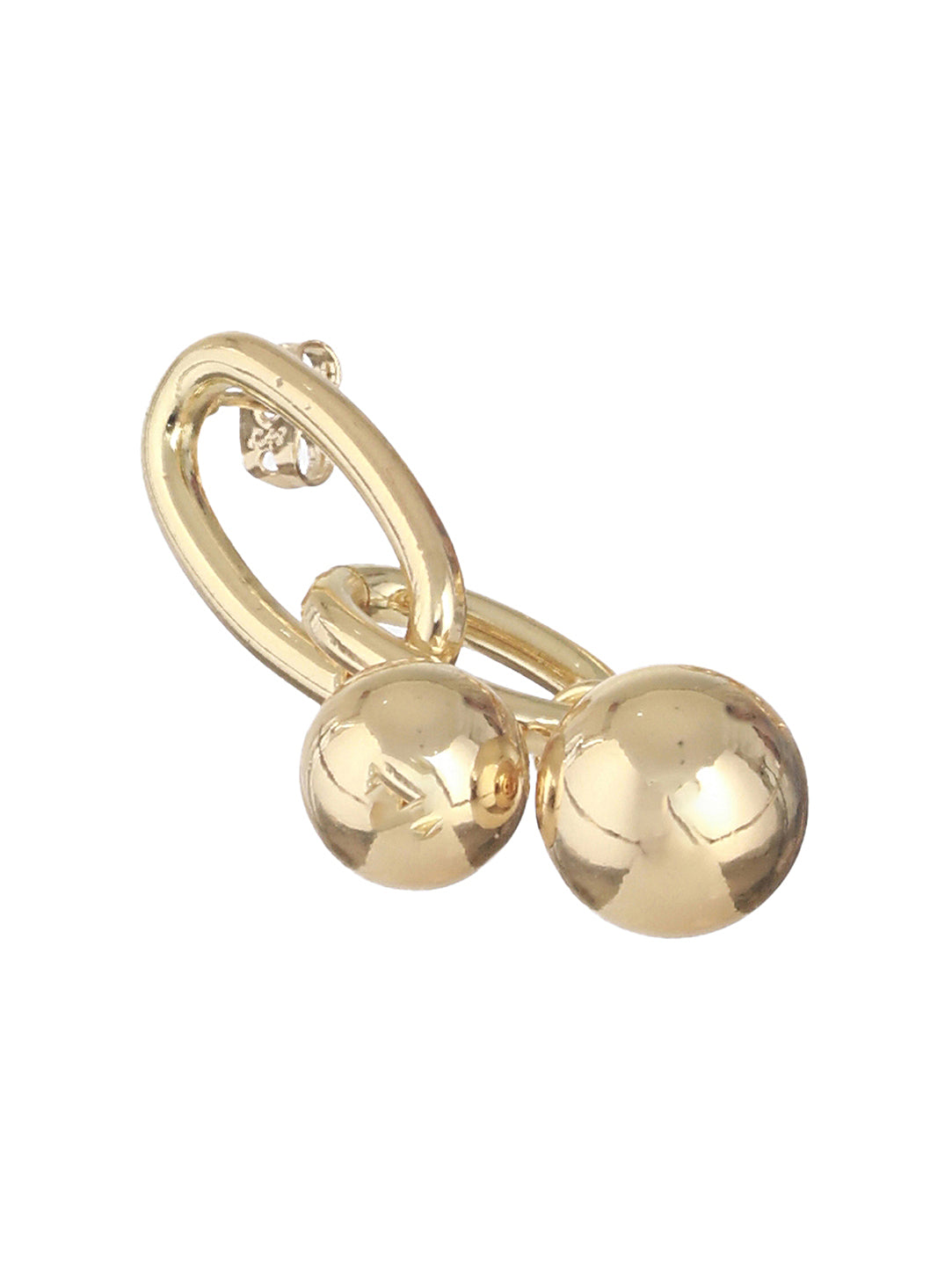 Anti-Tarnish 18k Gold Plated Dangling Orb Earrings