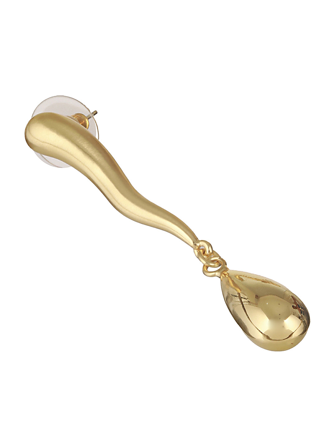 Anti-Tarnish 18k Gold Plated Elegant Water Drop Minimalist Drop Earrings