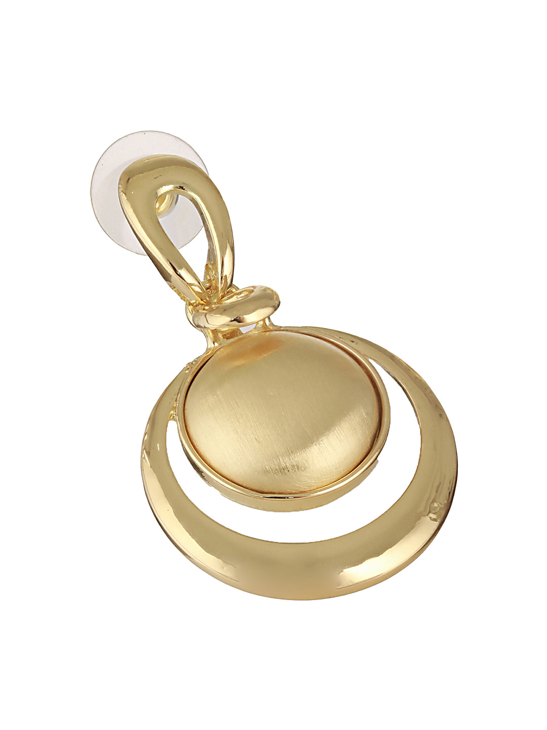 Anti-Tarnish Gold Plated  Concentric balls Minimal Drop earrings