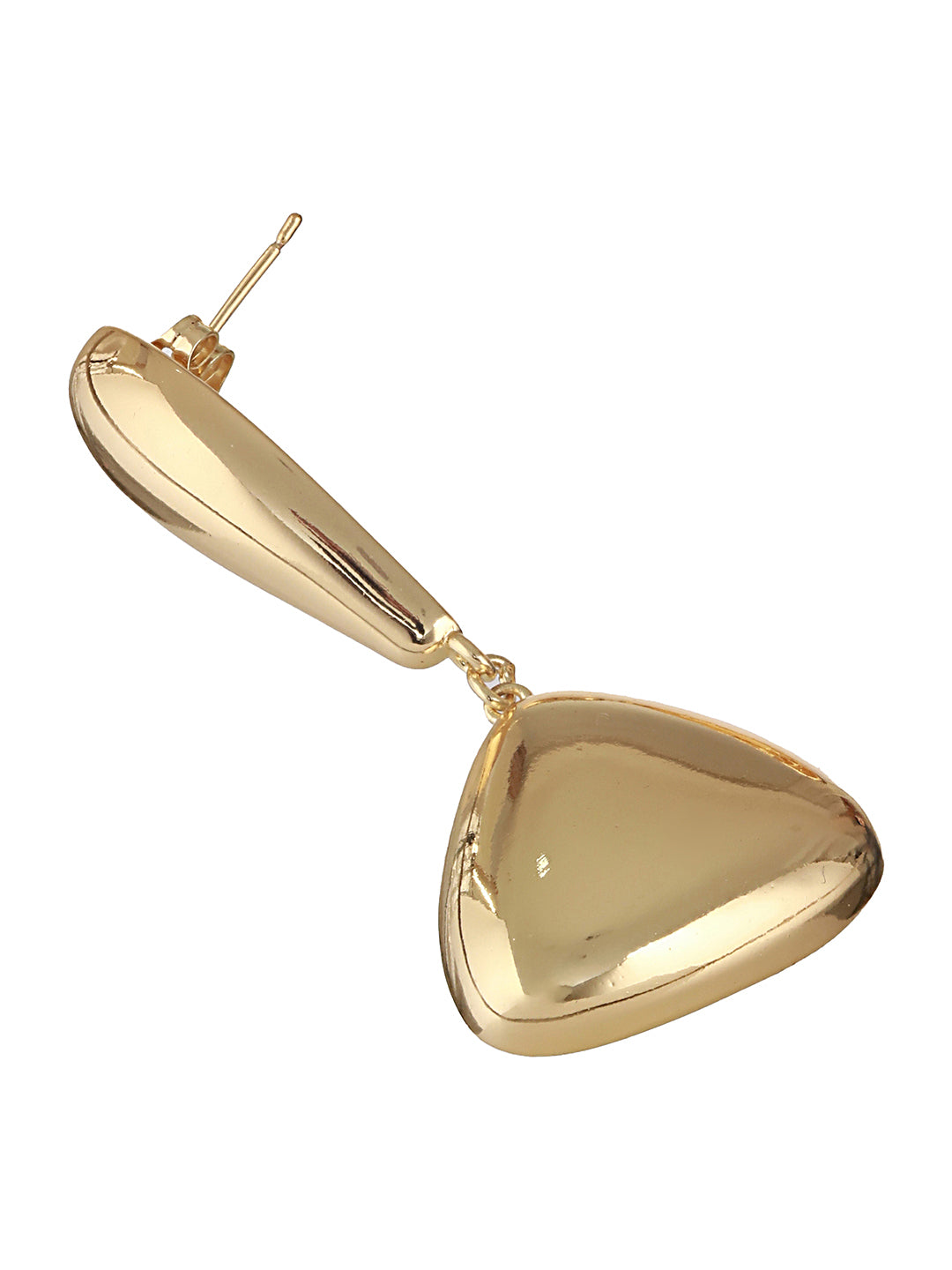 Anti-Tarnish Gold Plated water Drop Shaped Luxe Drop Earrings