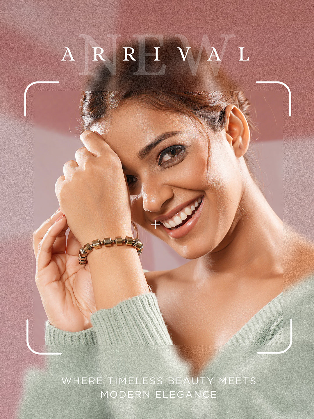 Natural Coated Pyrite Brass Energy Bracelet with Round Cube Beads