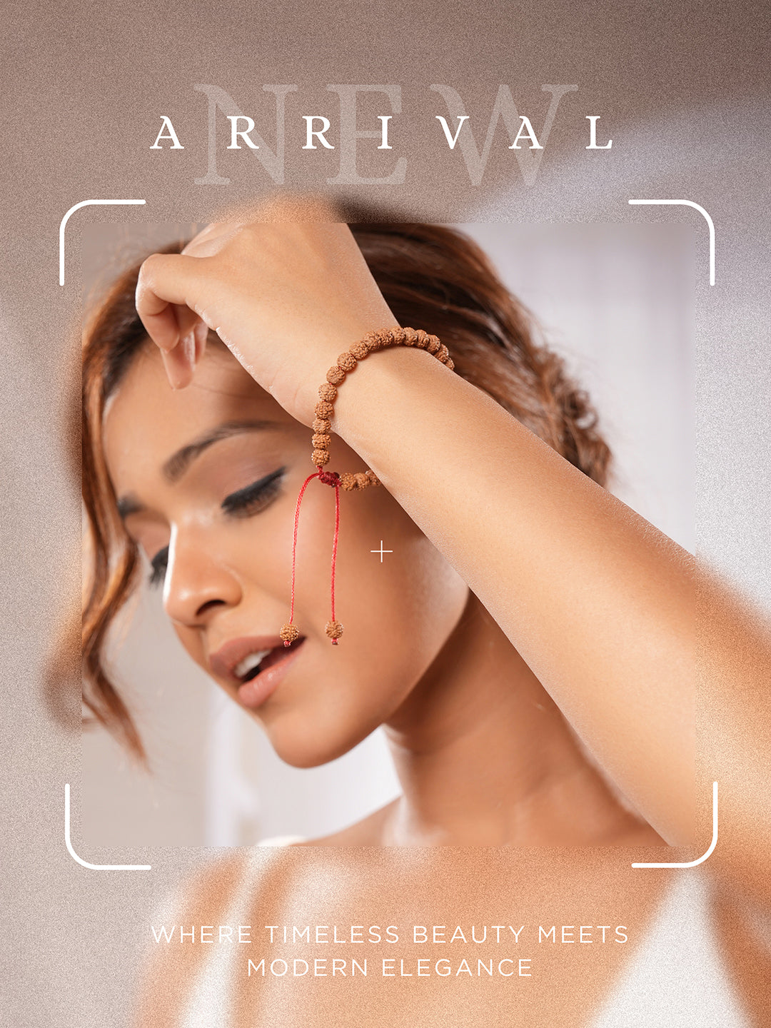 Authentic 5 Mukhi Rudraksha Bracelet with Adjustable Red Thread