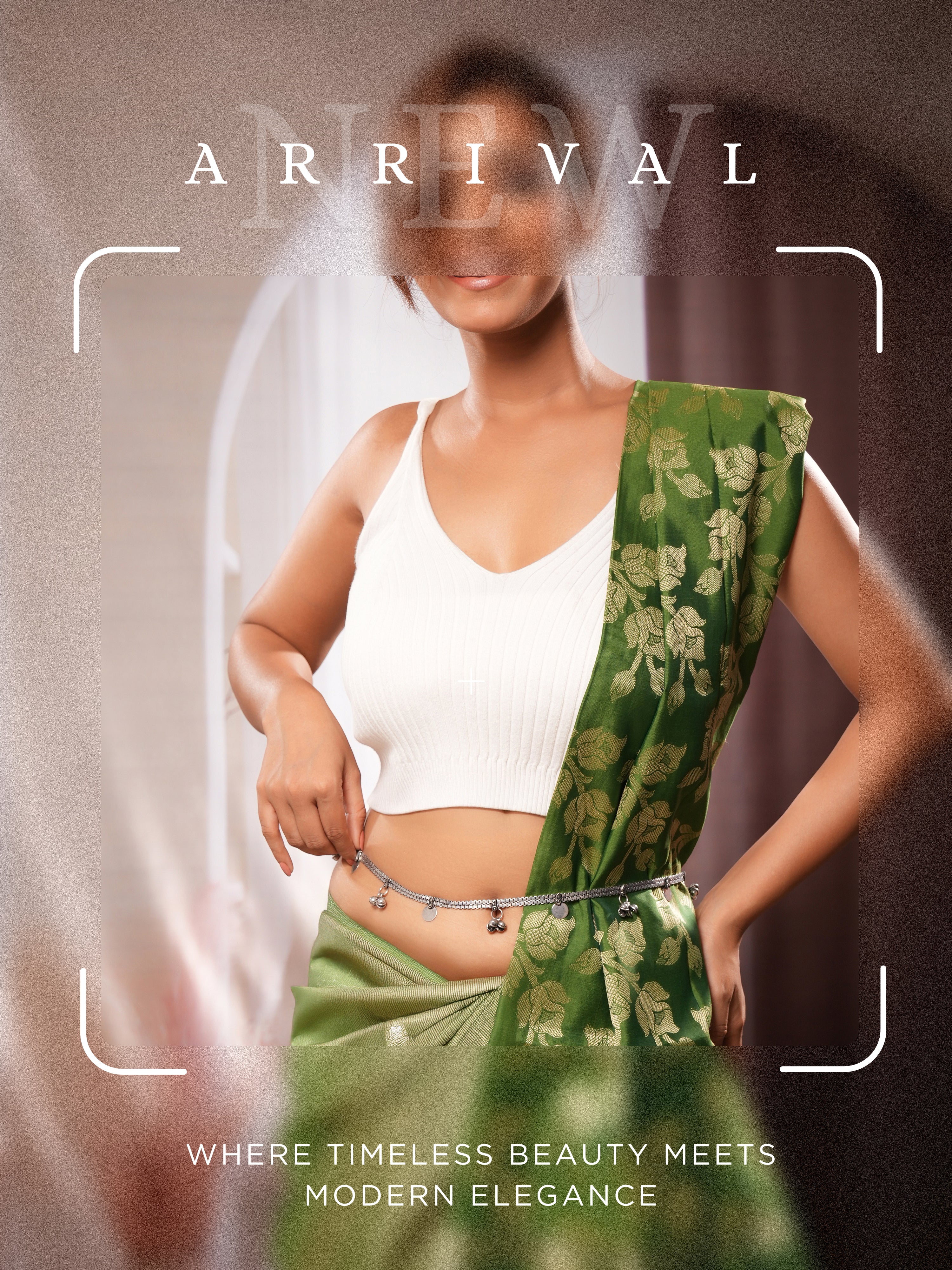 Oxidised Silver Toned   Trendy  Chain Minimal Waistchain Hipbelt Kamarbandh