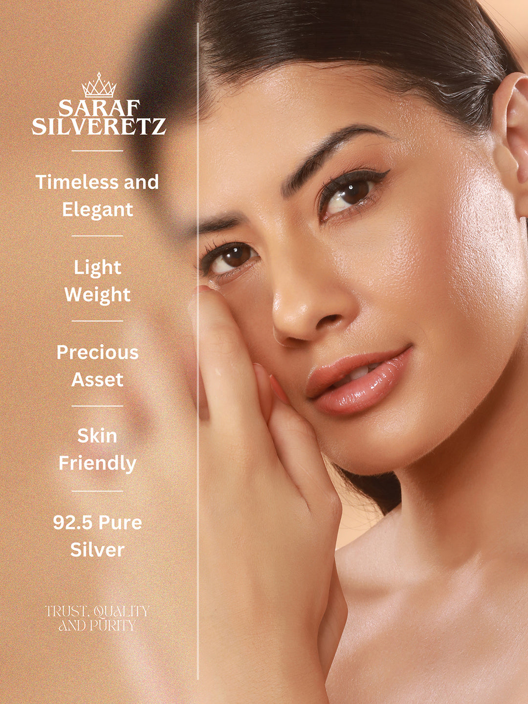 925 Sterling Silver Elegant Minimal Adjustable Band Finger Ring