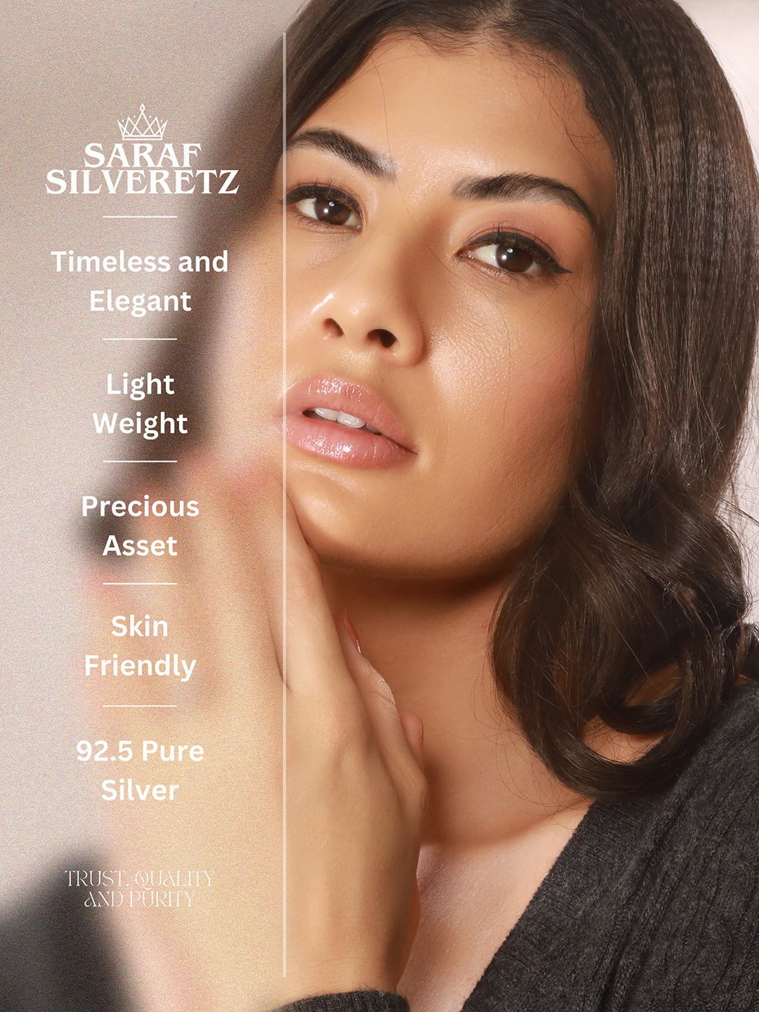 925 Sterling Silver AD Studded  Engagement Minimal Adjustable Finger Ring