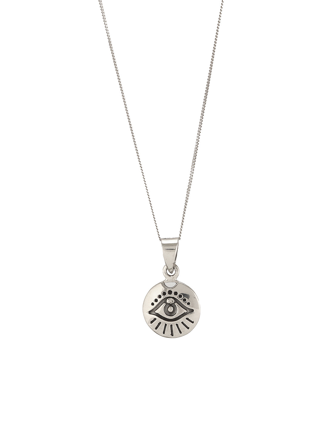 925 Sterling Silver Minimal Dailywear  Om Locket Pendant Necklace & Chain