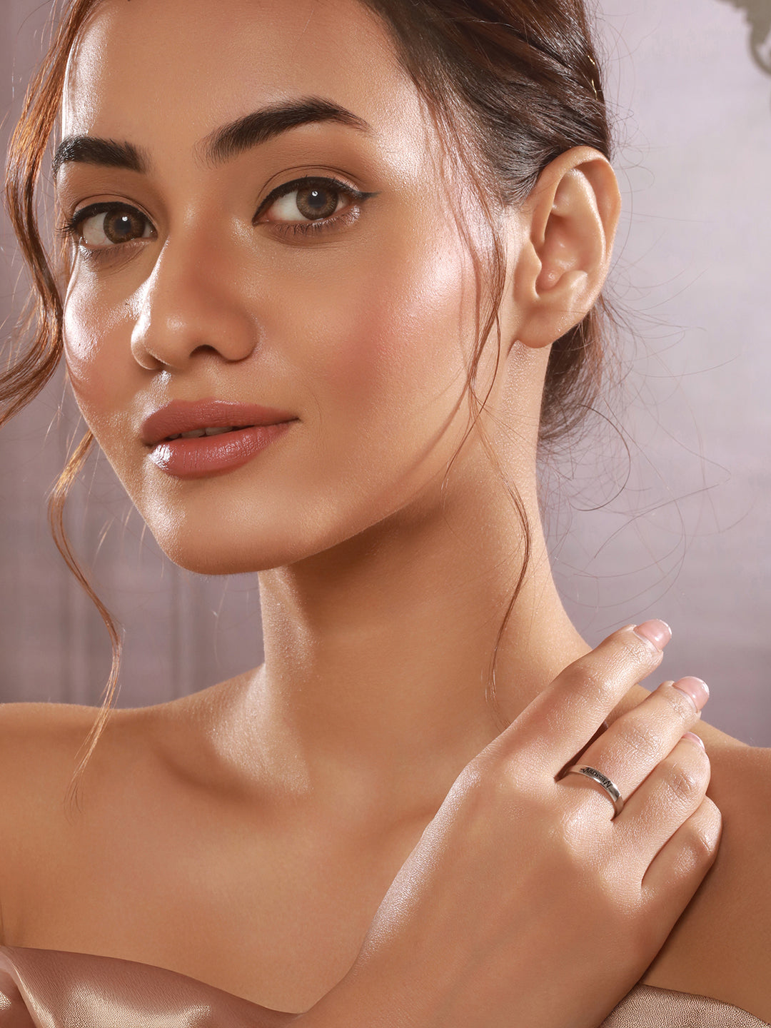 925 Sterling Silver Rhodium Plated  Dailywear Adjustable Band Finger Rings