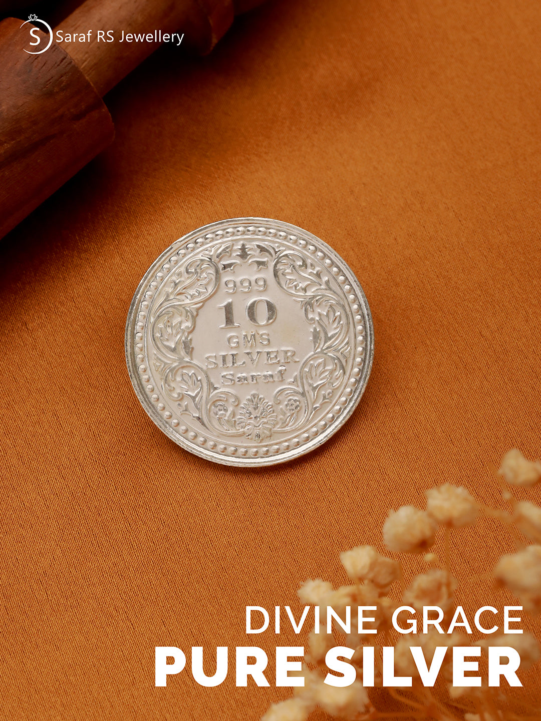 Tirupati Balaji 10 gram 999 Round Silver Coin