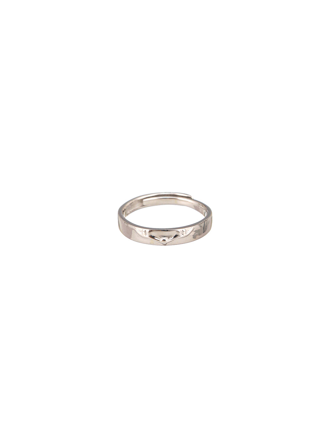 925 Sterling Silver Engraved Promise Finger Band Ring