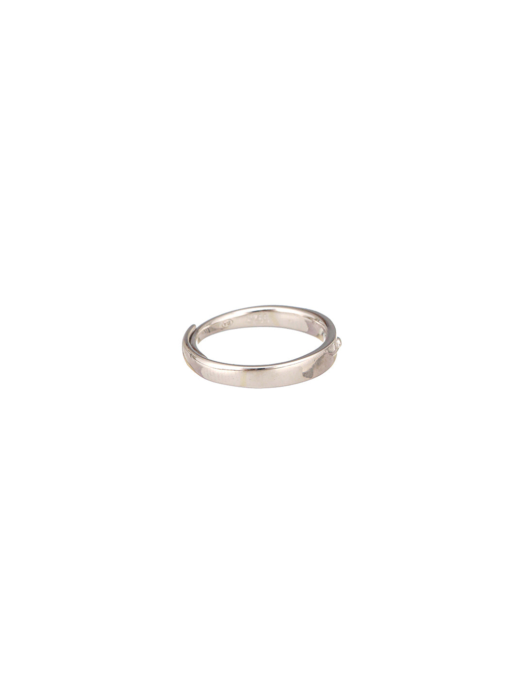925 Sterling Silver Engraved Promise Finger Band Ring