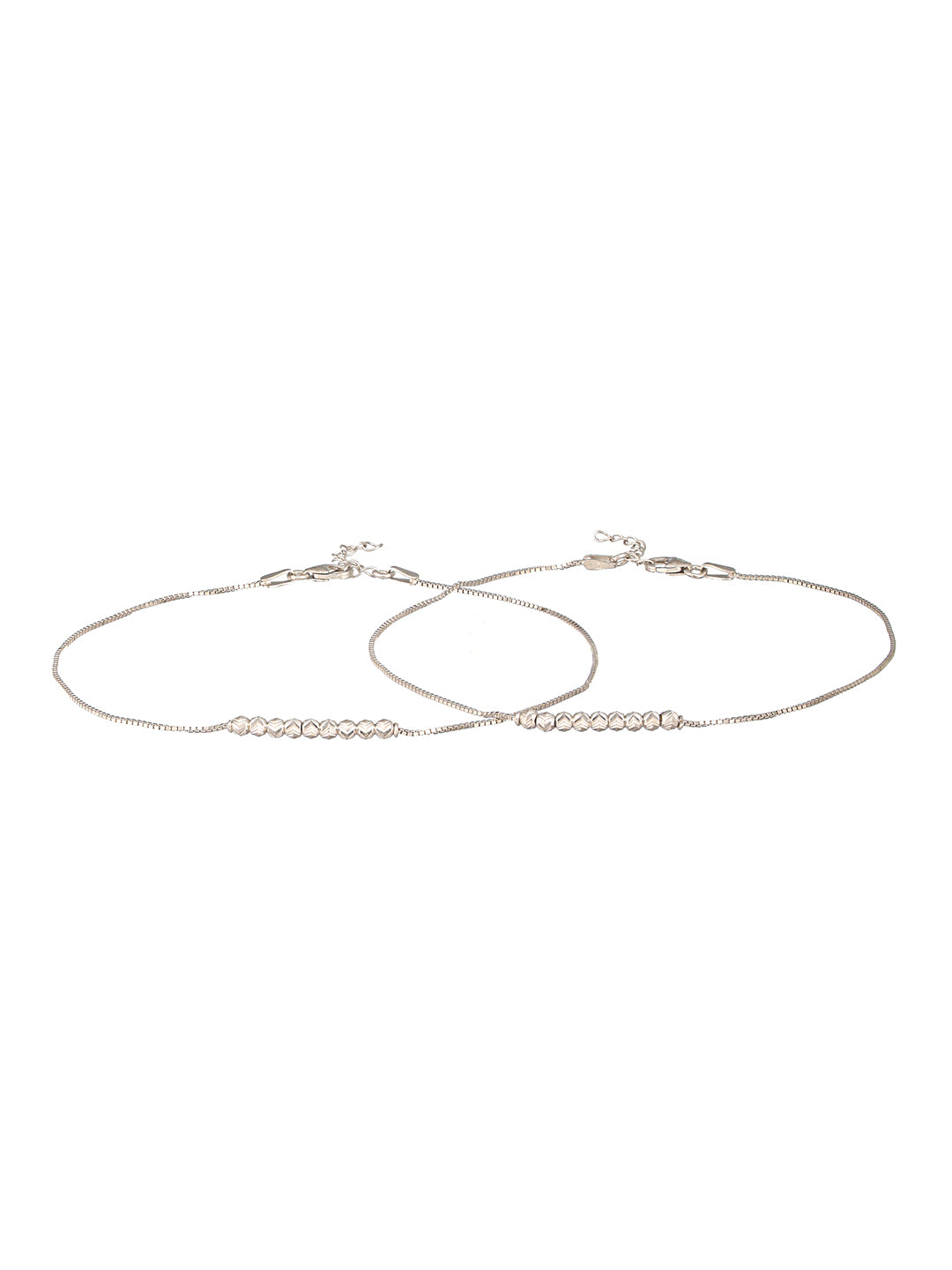 925 Silver Snake Chain Payal Anklet