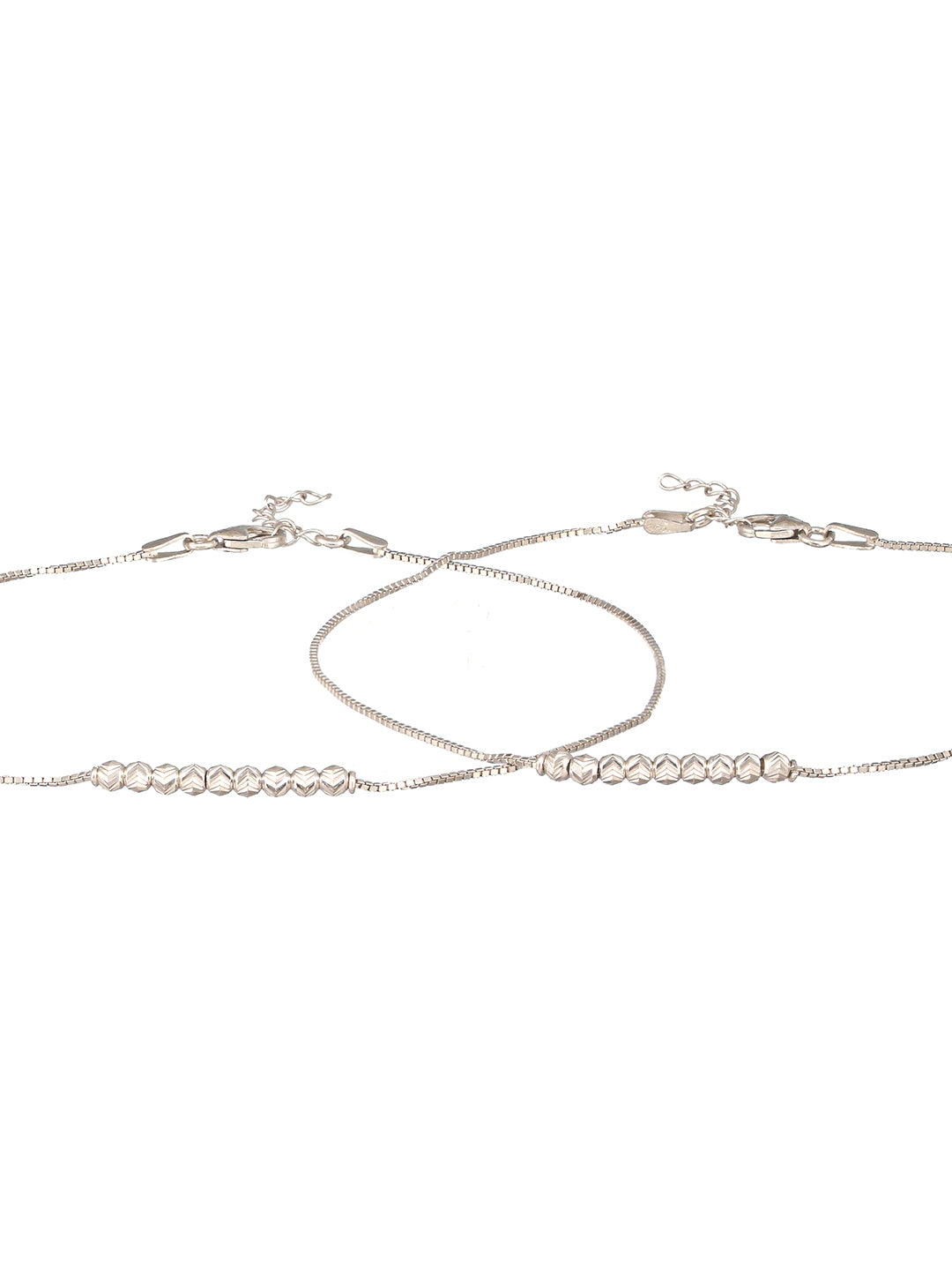 925 Silver Snake Chain Payal Anklet