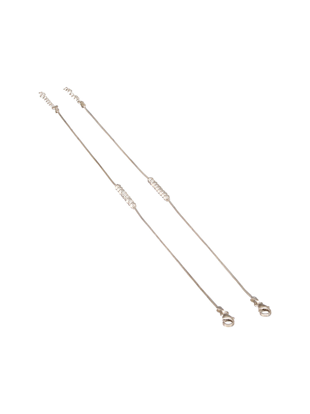 925 Silver Snake Chain Payal Anklet