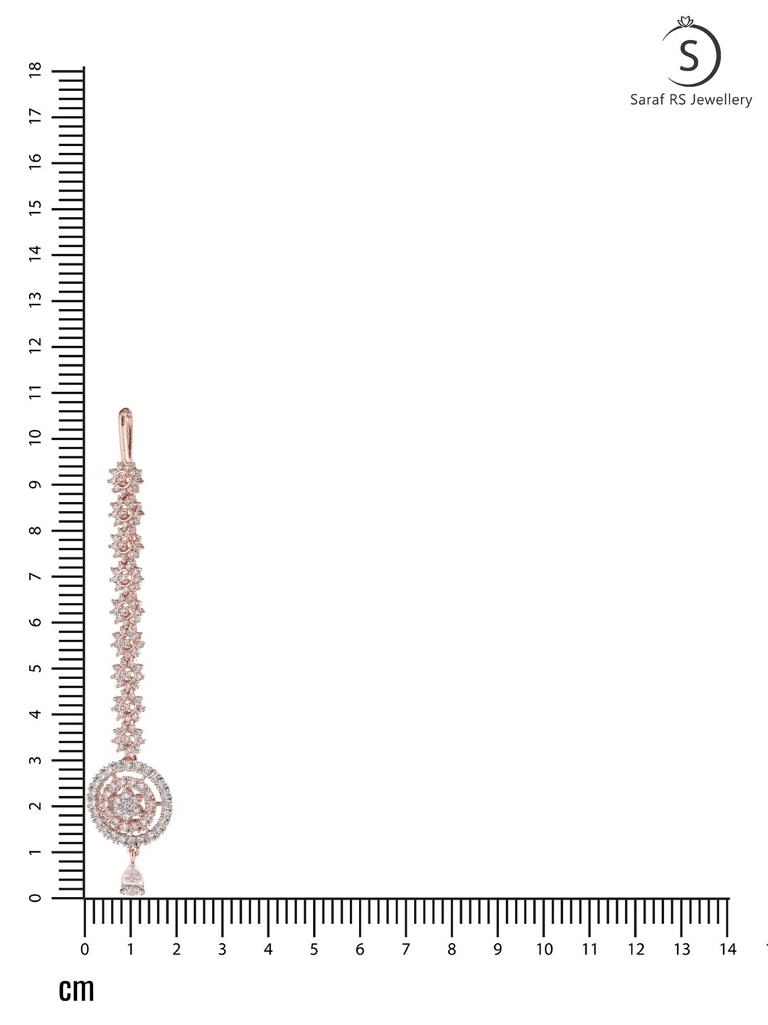 Intricate design Diamond Maang Tikka Rose Gold plated AD studded for Women & Girls, zaveri pearls, sale price rs, sale price, sale gold plated, sale gold, sale, rubans, ring, regular price, p