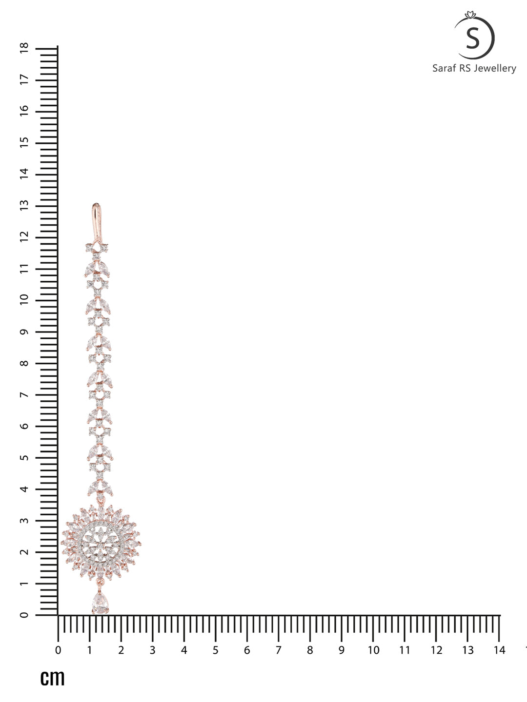 Stunning Floral Diamond Maang Tikka Rose Gold plated & Handcrafted for Women & Girls, zaveri pearls, sale price rs, sale price, sale gold plated, sale gold, sale, rubans, ring, regular price,