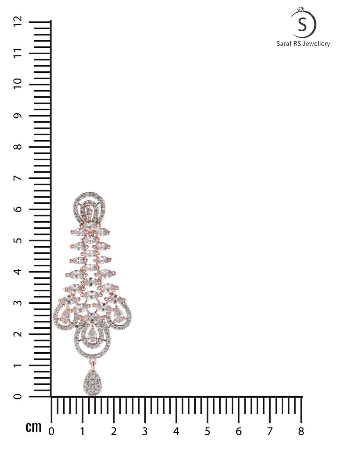 Stunning big diamond earrings for women, rose gold plated, zaveri pearls, sale price rs, sale price, sale gold plated, sale gold, sale, rubans, ring, regular price, priyassi jewellery, kushal