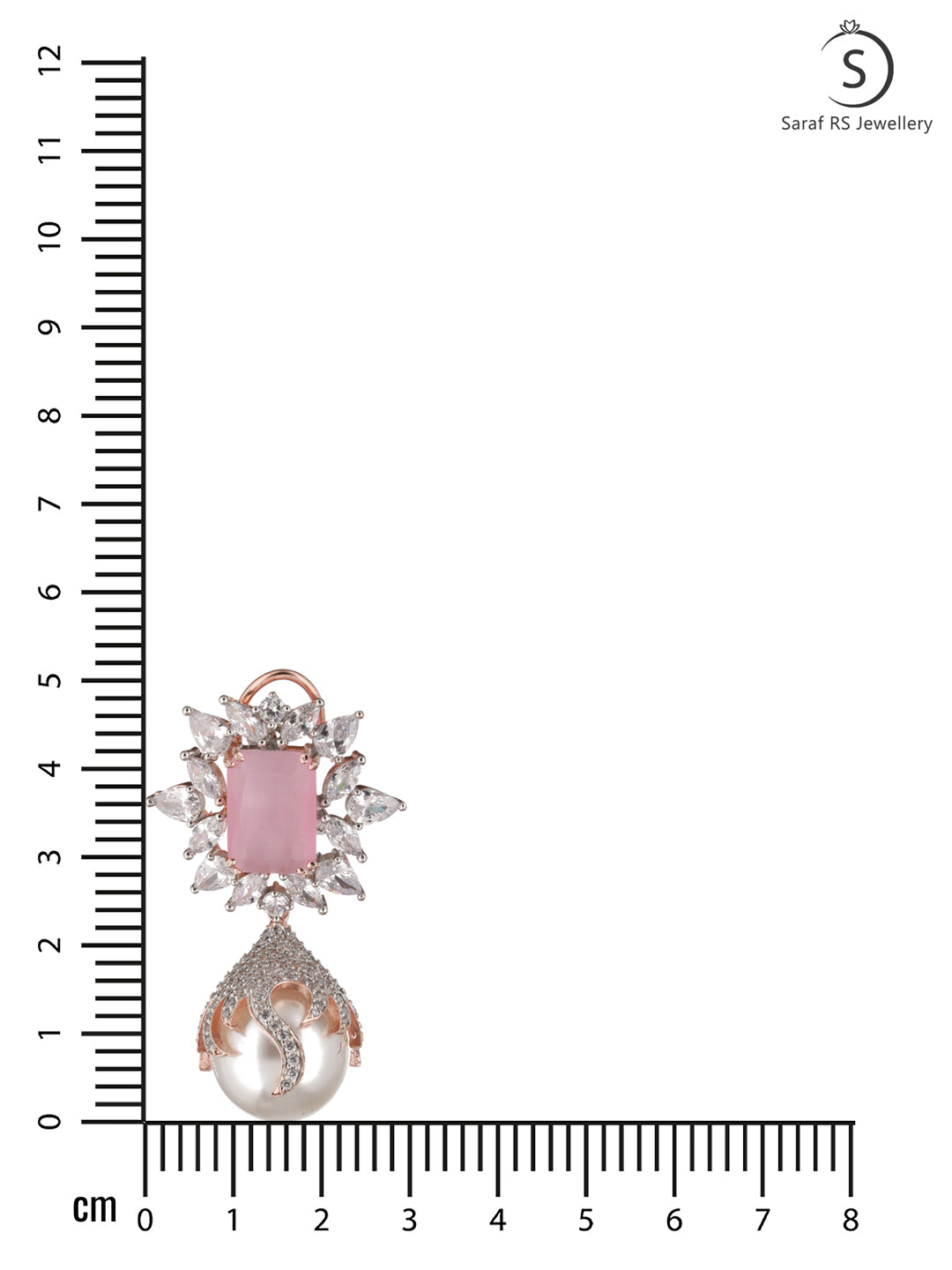 Royal Pink studded pearl drop earrings, zaveri pearls, sale price rs, sale price, sale gold plated, sale gold, sale, rubans, ring, regular price, priyassi jewellery, kushal's - Saraf RS Jewel