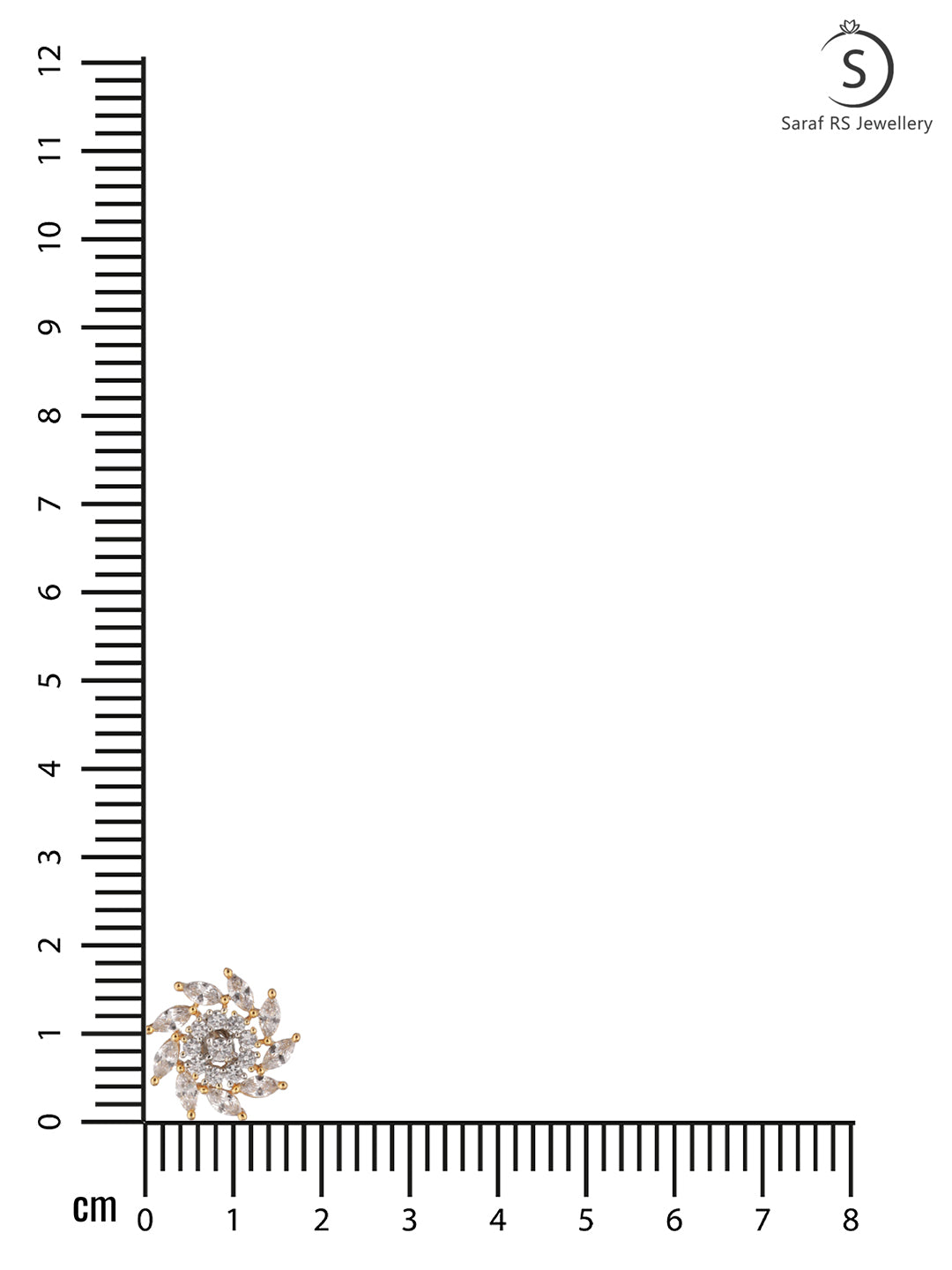 Gold plated AD studded Sparkling star Stud Earrings, zaveri pearls, sale price rs, sale price, sale gold plated, sale gold, sale, rubans, ring, regular price, priyassi jewellery, kushal's - S