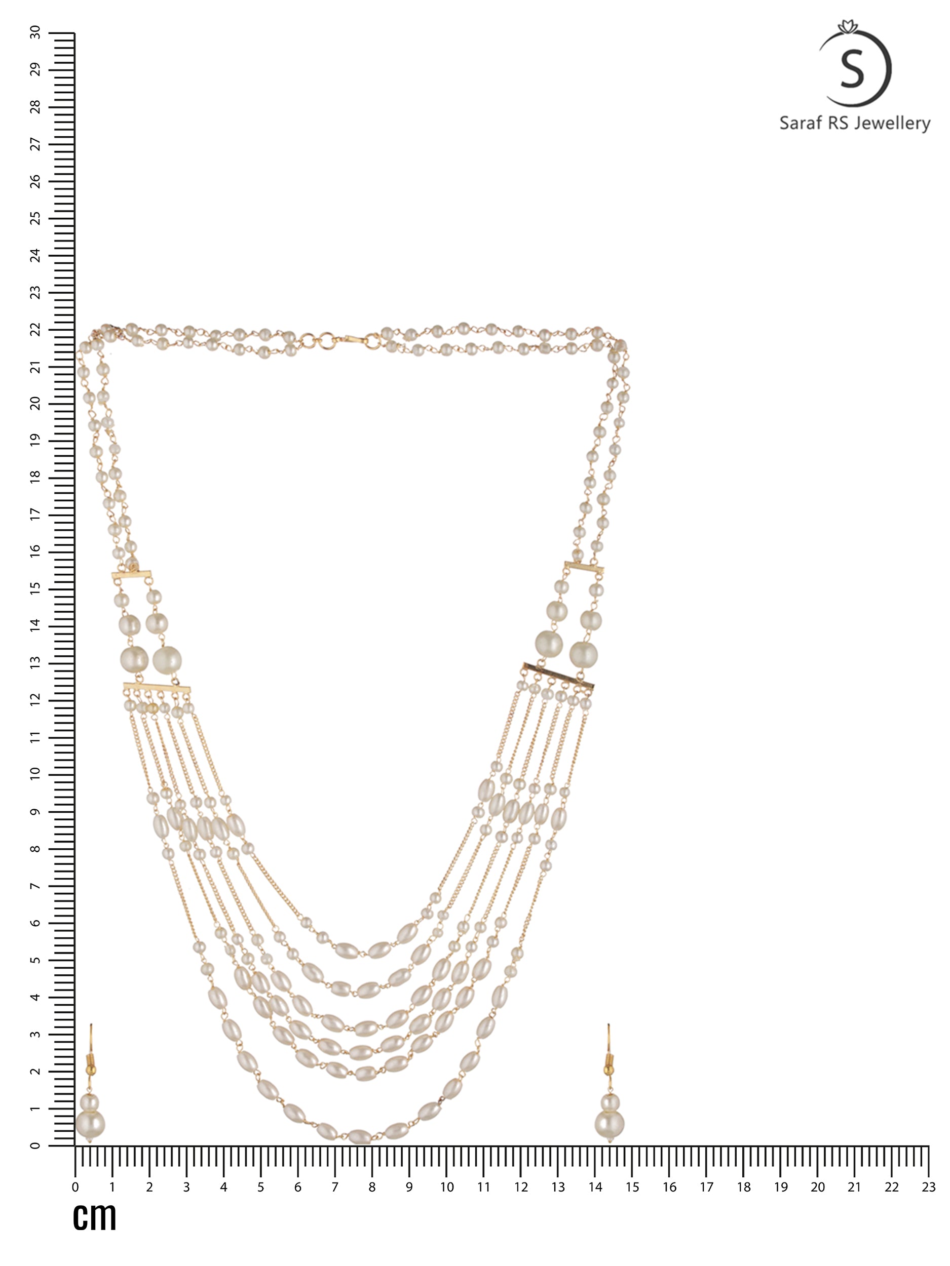 White Pearls Multi Layered Elegant Mala Jewellery Set Dropdown Earrings, zaveri pearls, sale price rs, sale price, sale gold plated, sale gold, sale, rubans, ring, regular price, priyassi jew