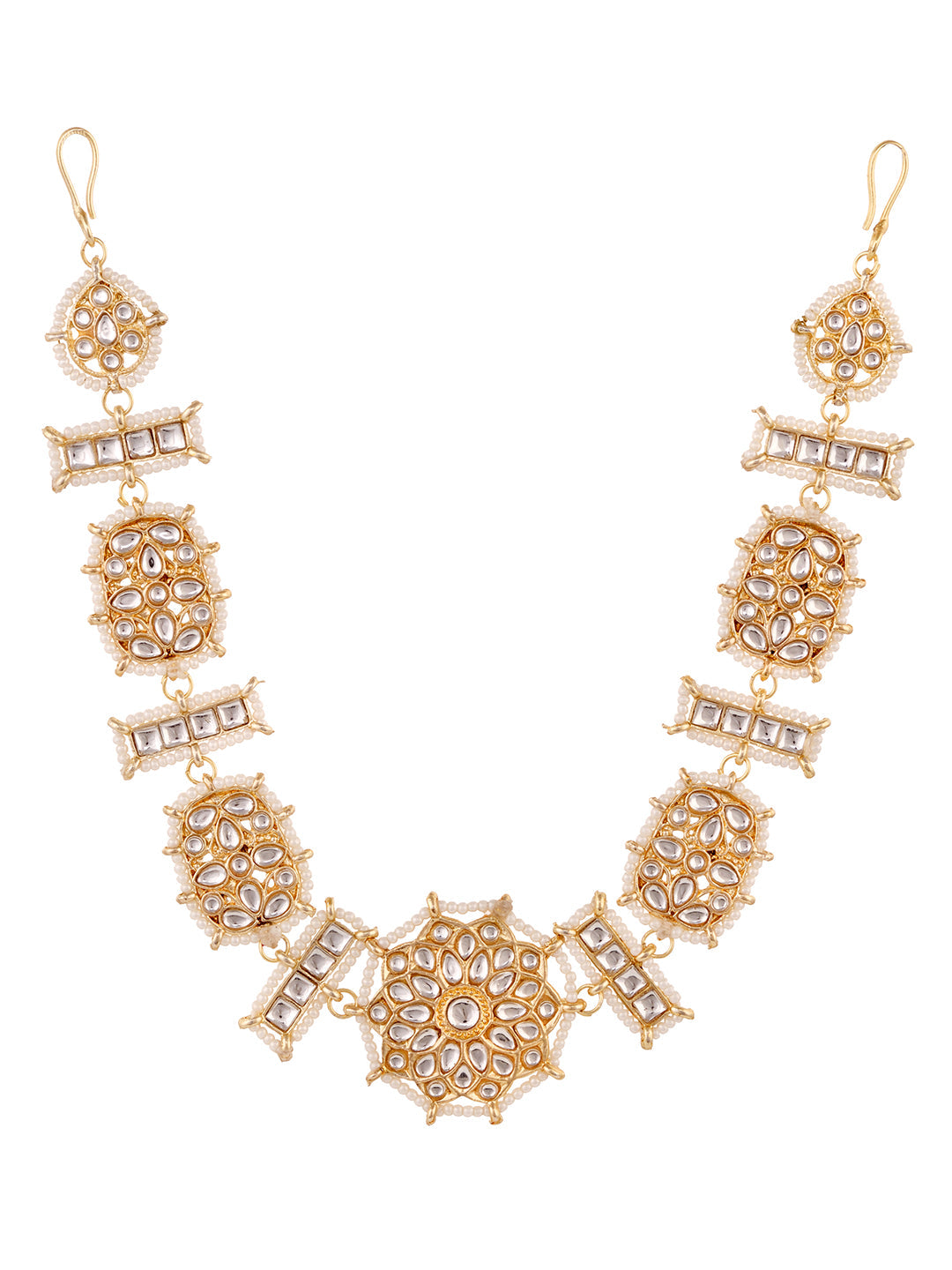 Gold Plated Beaded Gold Matha Patti Jewellery Regular Sale Price