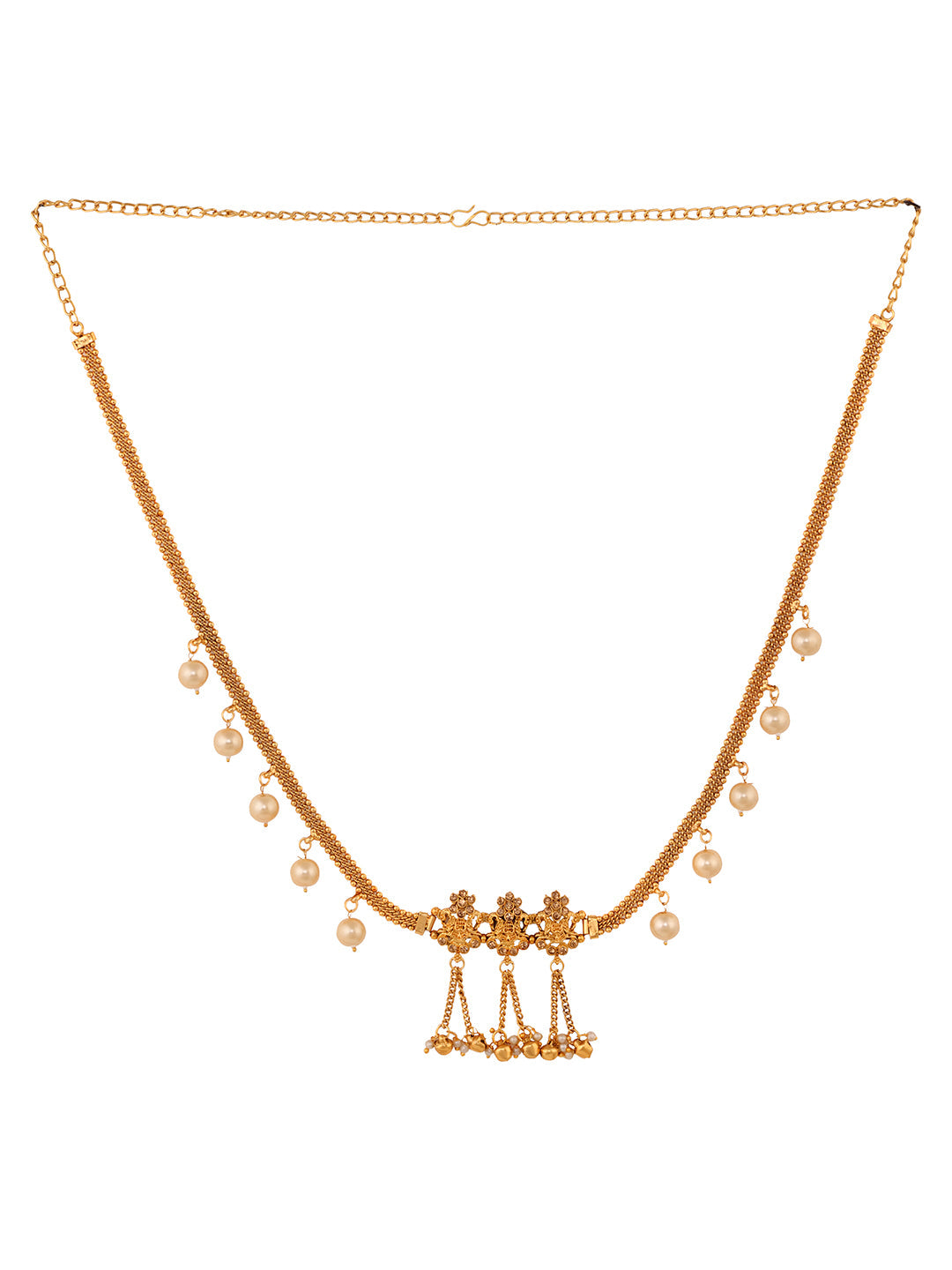 Gold Plated Kemp stone studded Pearl Beaded Kamarbandh, zaveri pearls, sale price rs, sale price, sale gold plated, sale gold, sale, rubans, ring, regular price, priyassi jewellery, kushal's 