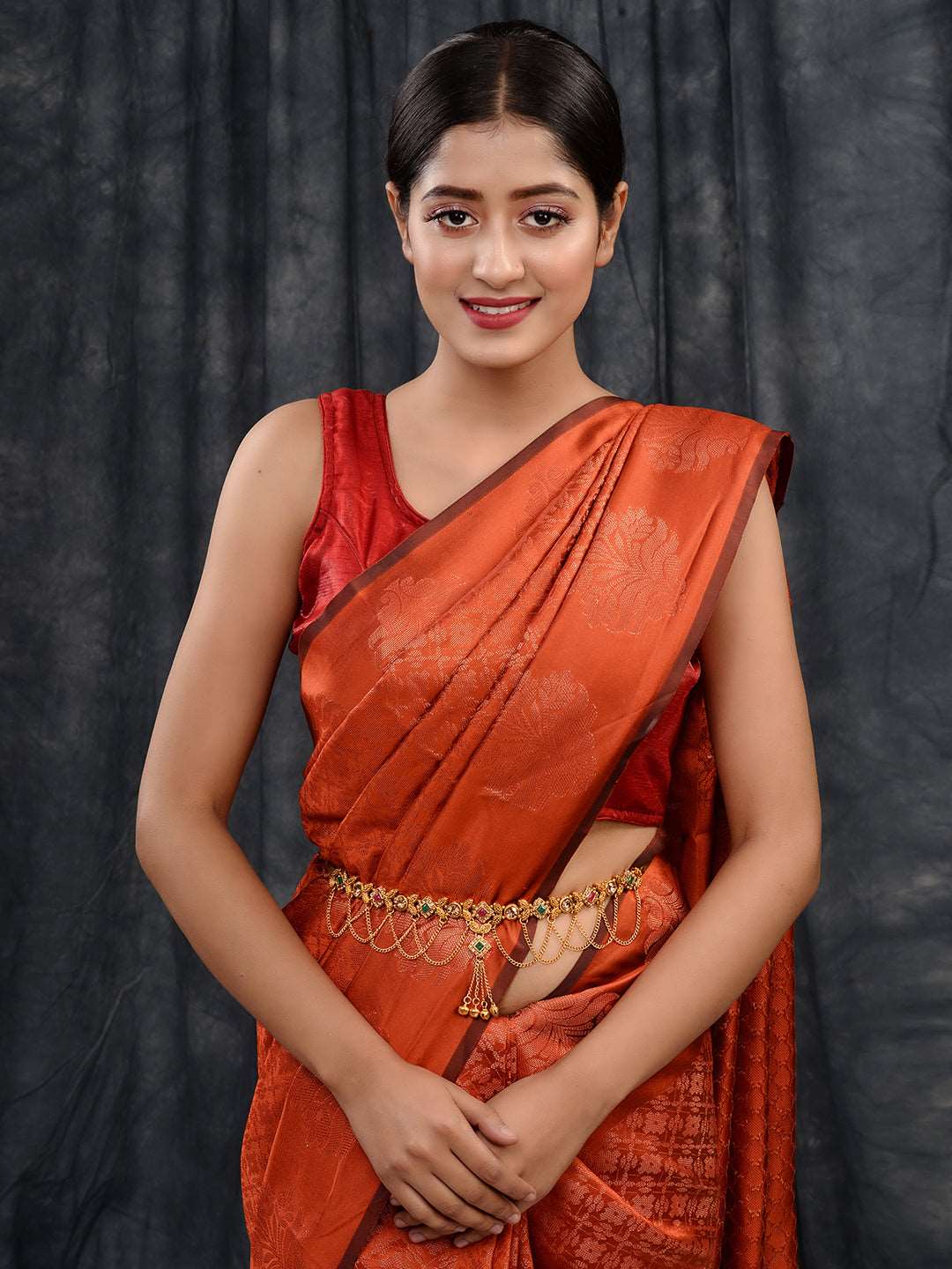 Gold Plated Muilticolour AD studded & Beaded Kamarbandh, zaveri pearls, sale price rs, sale price, sale gold plated, sale gold, sale, rubans, ring, regular price, priyassi jewellery, kushal's