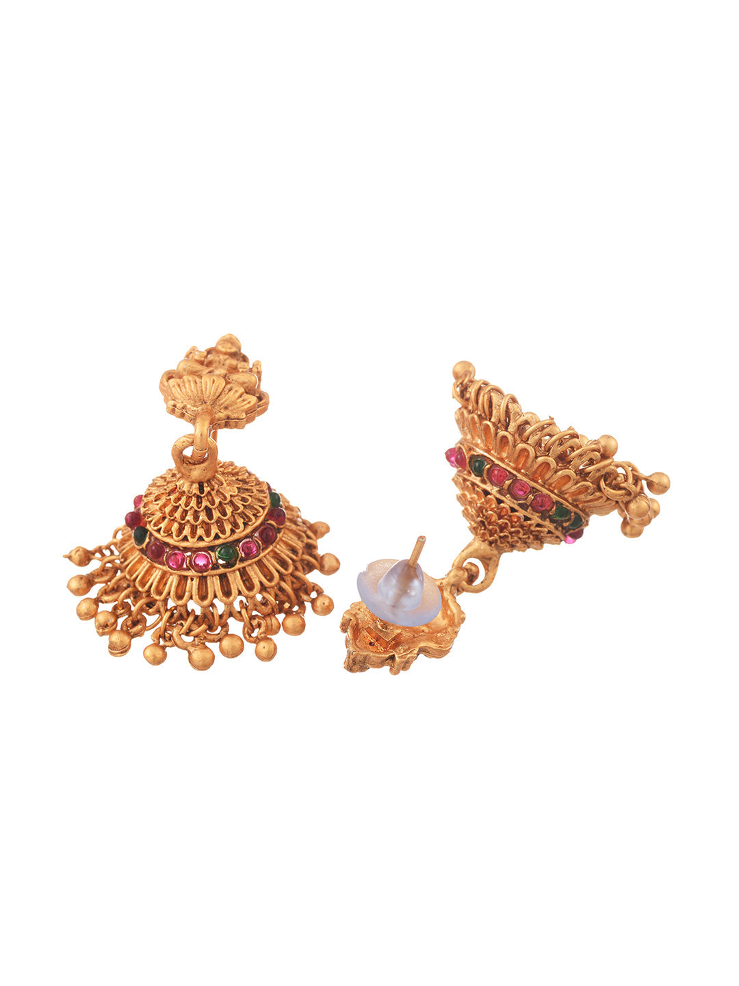 Gold Plated Exquisite Lakshmi Design Haram Temple Jewellery Set Jhumki Earrings, zaveri pearls, sale price rs, sale price, sale gold plated, sale gold, sale, rubans, ring, regular price, priy