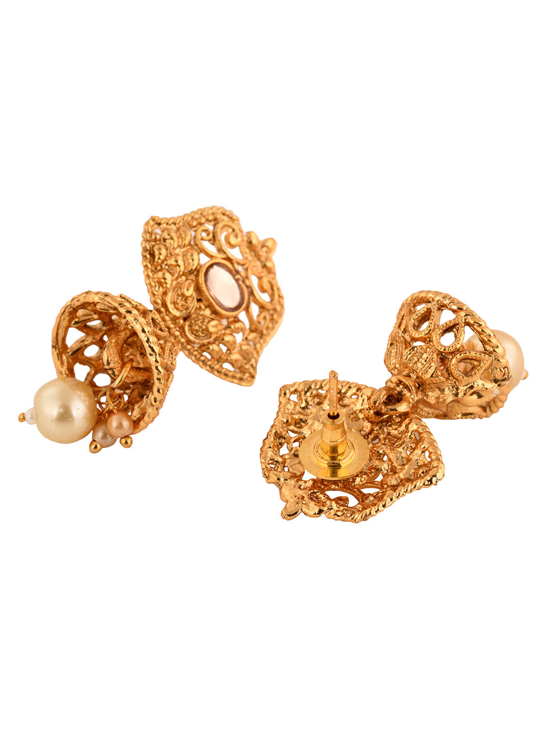 GoldPlated Kundan studded Handcrafted Necklace Jewellery Set, zaveri pearls, sale price rs, sale price, sale gold plated, sale gold, sale, rubans, ring, regular price, priyassi jewellery, kus