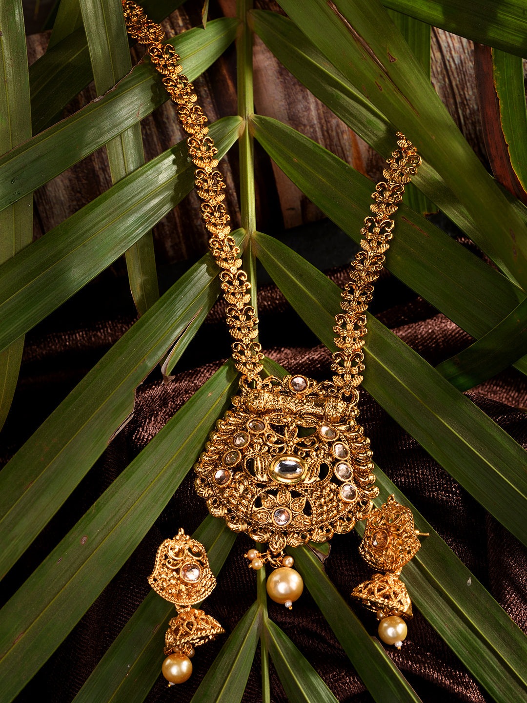 GoldPlated Kundan studded Handcrafted Necklace Jewellery Set, zaveri pearls, sale price rs, sale price, sale gold plated, sale gold, sale, rubans, ring, regular price, priyassi jewellery, kus