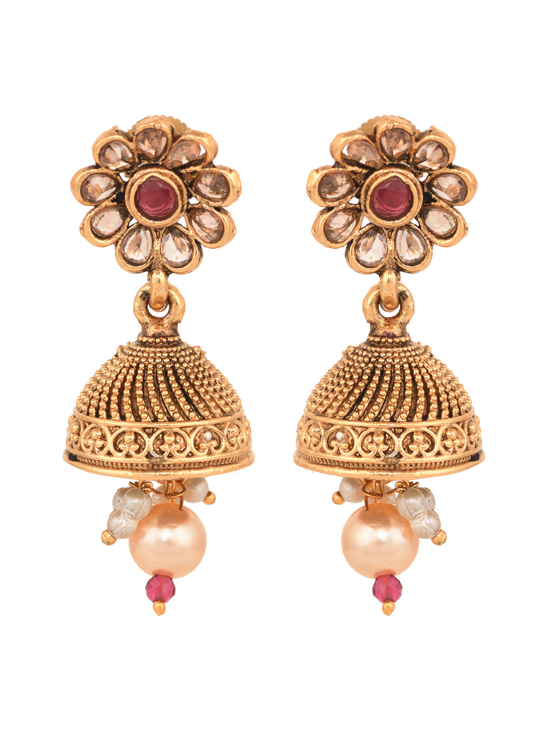 GoldPlated Multi Kundan studded Handcrafted Necklace Jewellery Set, zaveri pearls, sale price rs, sale price, sale gold plated, sale gold, sale, rubans, ring, regular price, priyassi jeweller