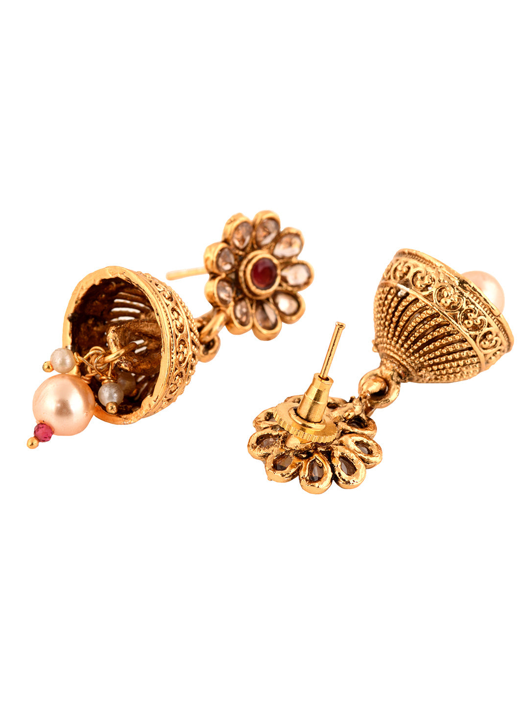 GoldPlated Multi Kundan studded Handcrafted Necklace Jewellery Set, zaveri pearls, sale price rs, sale price, sale gold plated, sale gold, sale, rubans, ring, regular price, priyassi jeweller