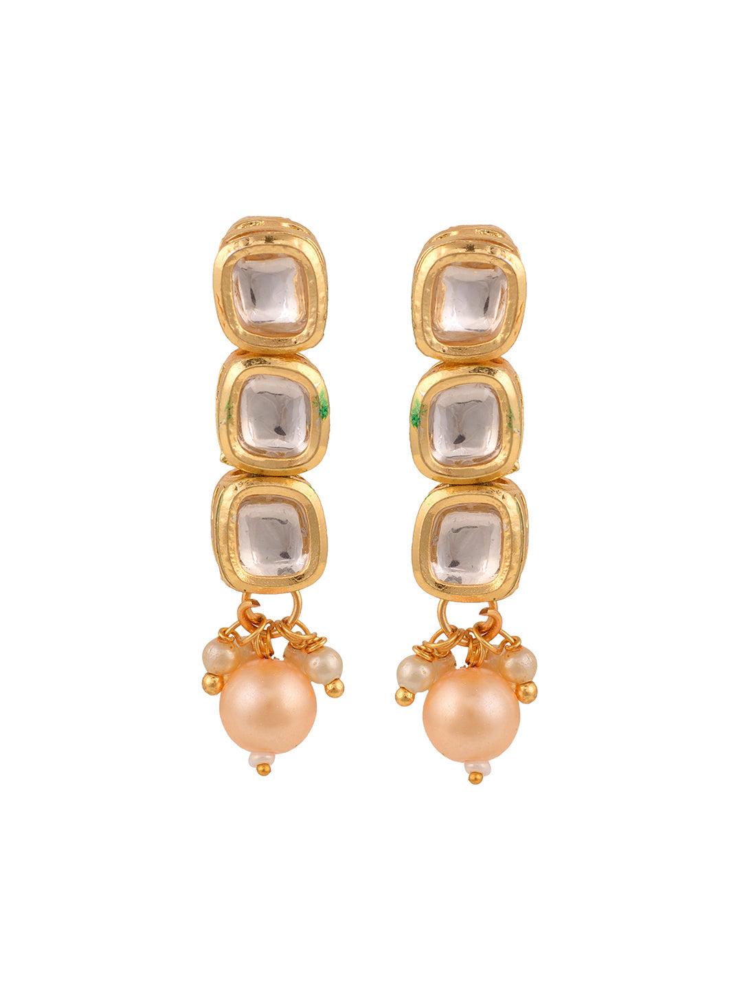 Gold Plated Single line Kundan Pearl Beaded Necklace Jewellery Set, zaveri pearls, sale price rs, sale price, sale gold plated, sale gold, sale, rubans, ring, regular price, priyassi jeweller