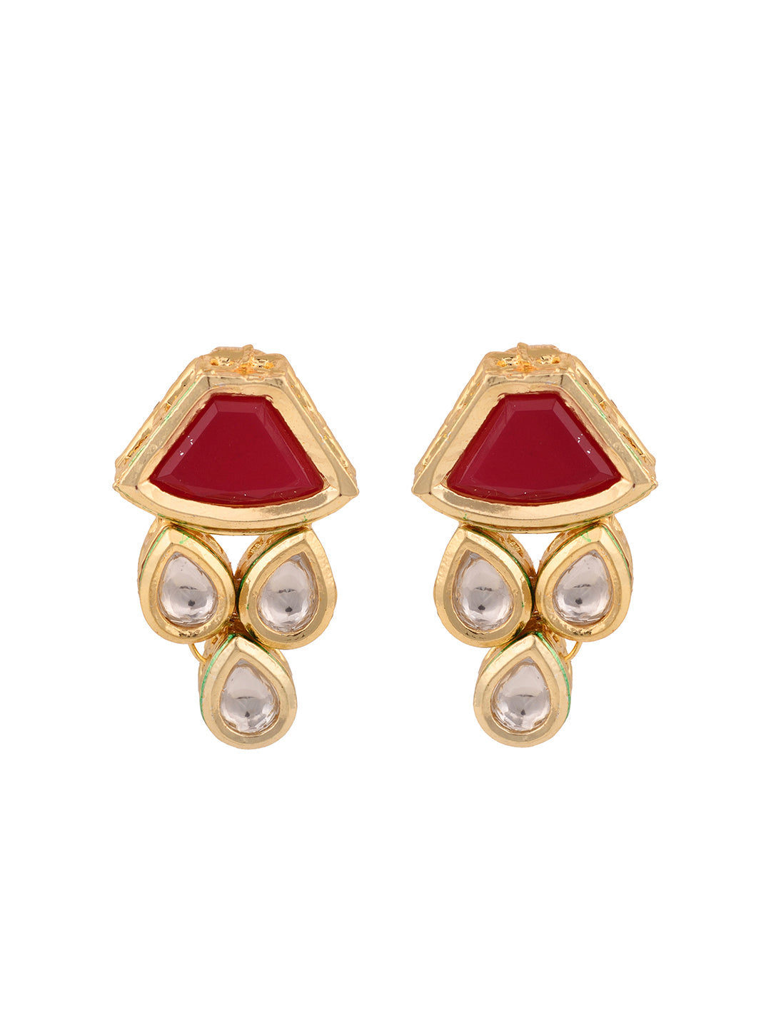 Gold Plated Multi Kundan studded modern Necklace Jewellery Set, zaveri pearls, sale price rs, sale price, sale gold plated, sale gold, sale, rubans, ring, regular price, priyassi jewellery, k